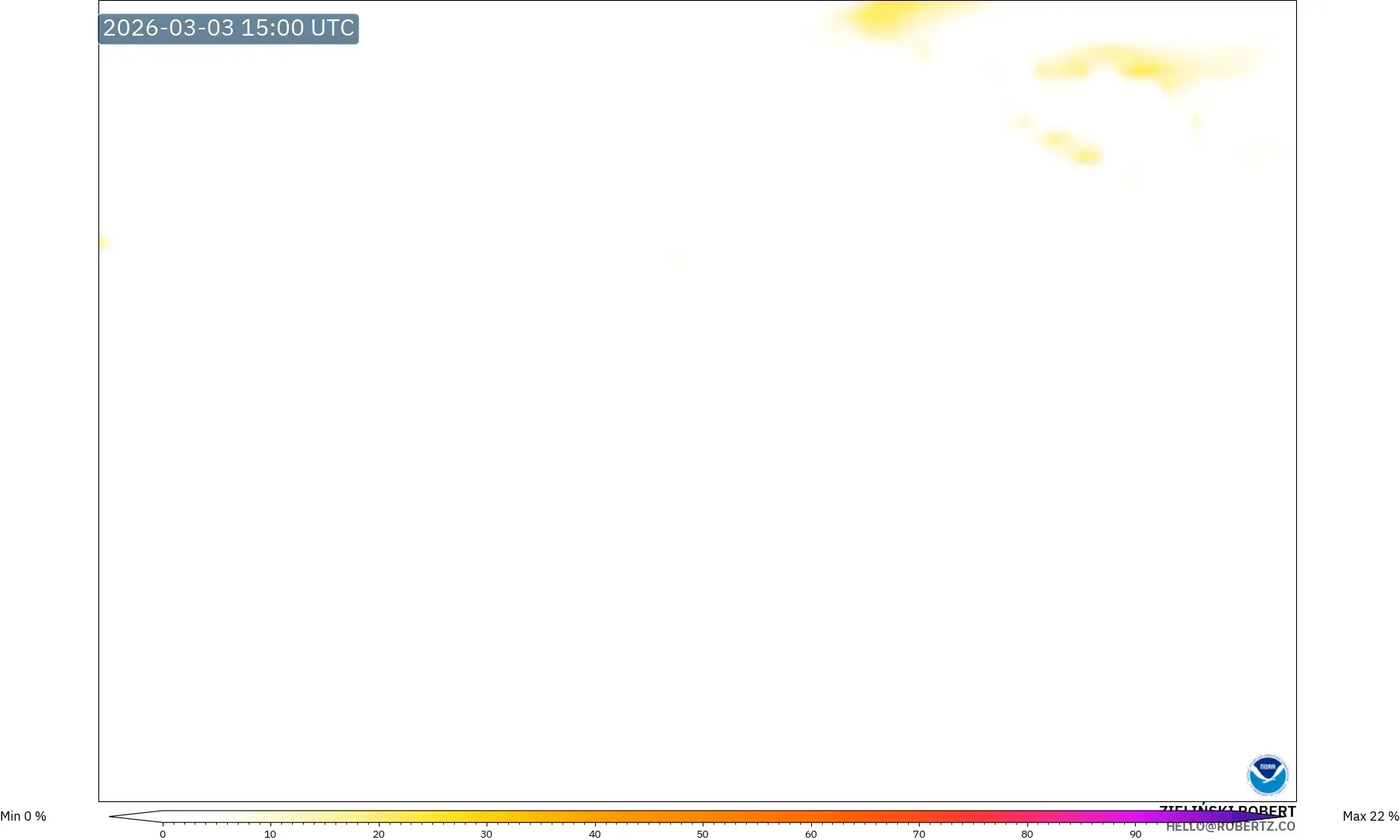 GFS model - Turkey, Lightning Risk