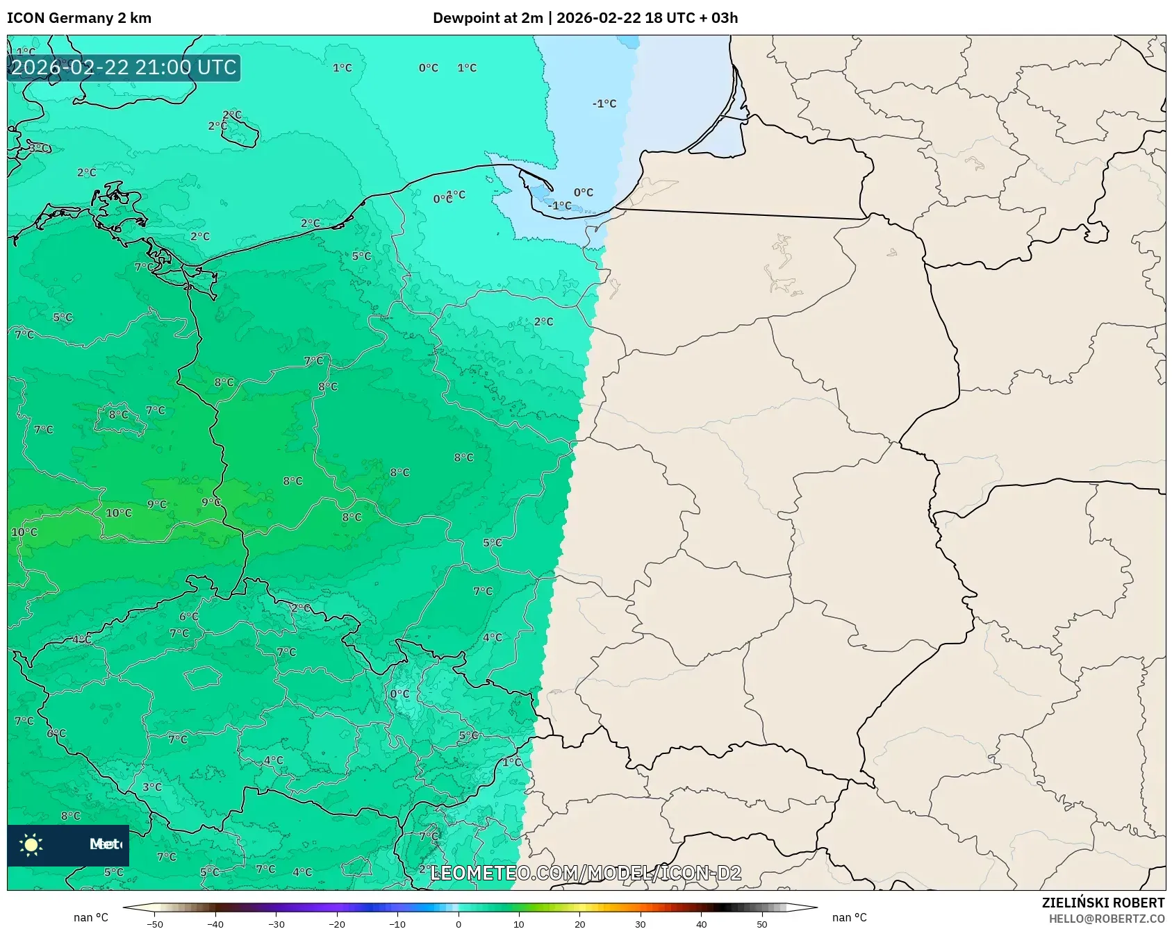 ICON ألمانيا 2 كم model - بولندا, نقطة الندى 2 م