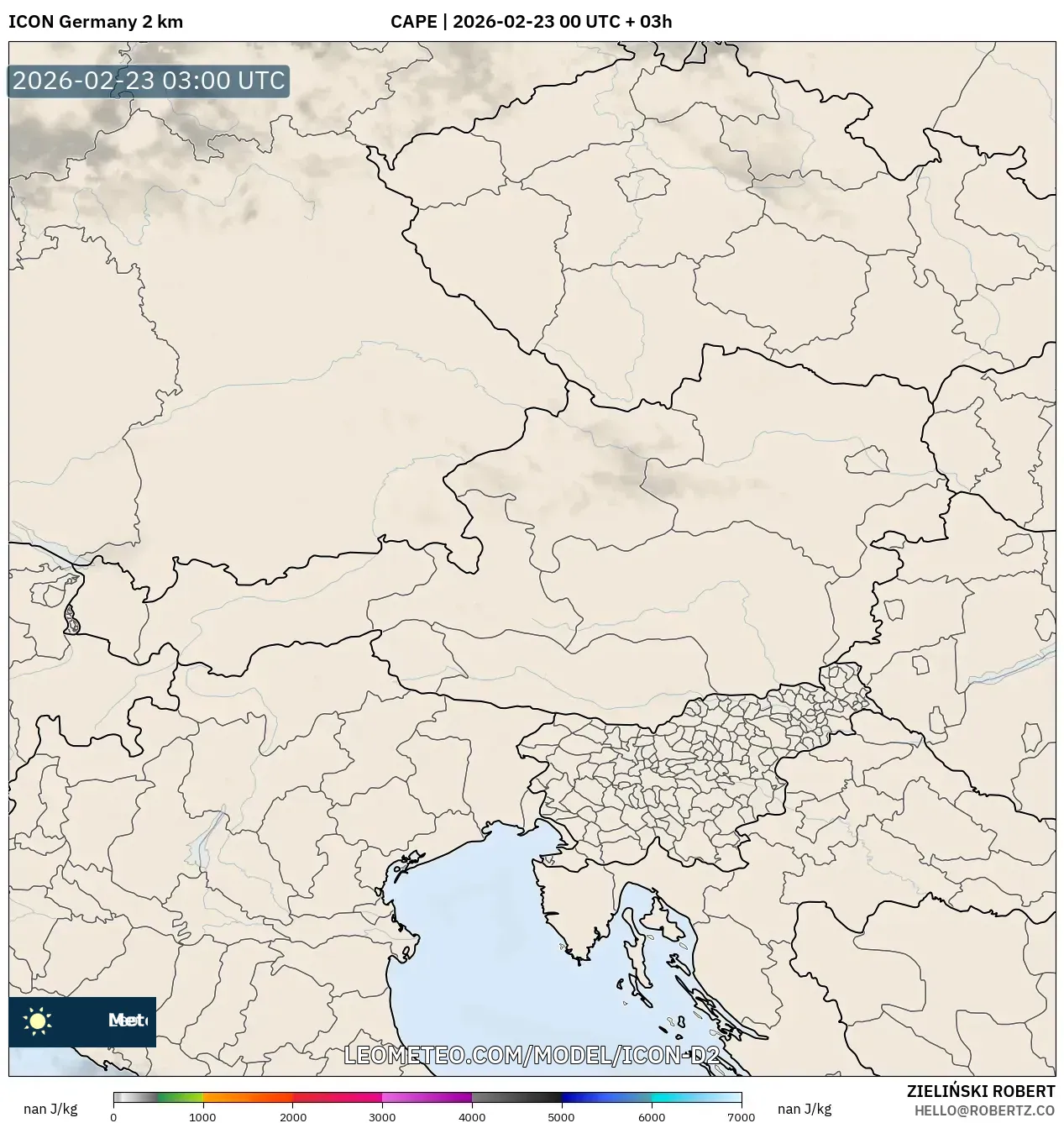 ICON ألمانيا 2 كم model - النمسا, CAPE