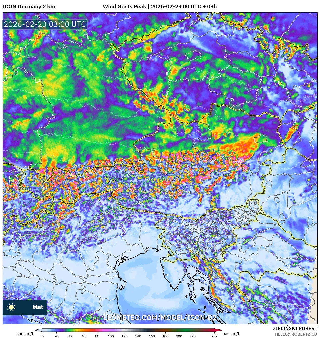 ICON ألمانيا 2 كم model - النمسا, أقصى هبة