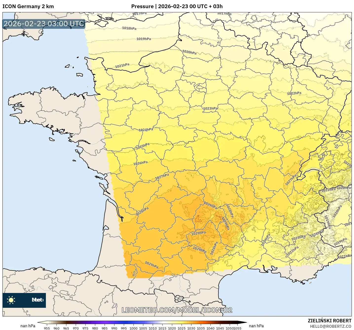 ICON ألمانيا 2 كم model - فرنسا, الضغط