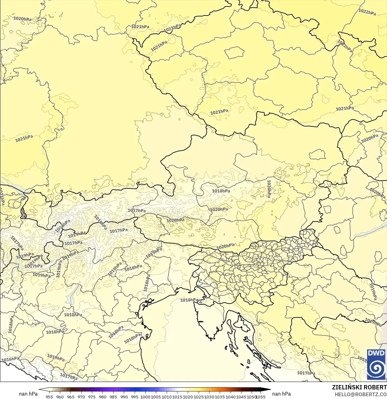 ICON ألمانيا 2 كم نموذج - النمسا, الضغط