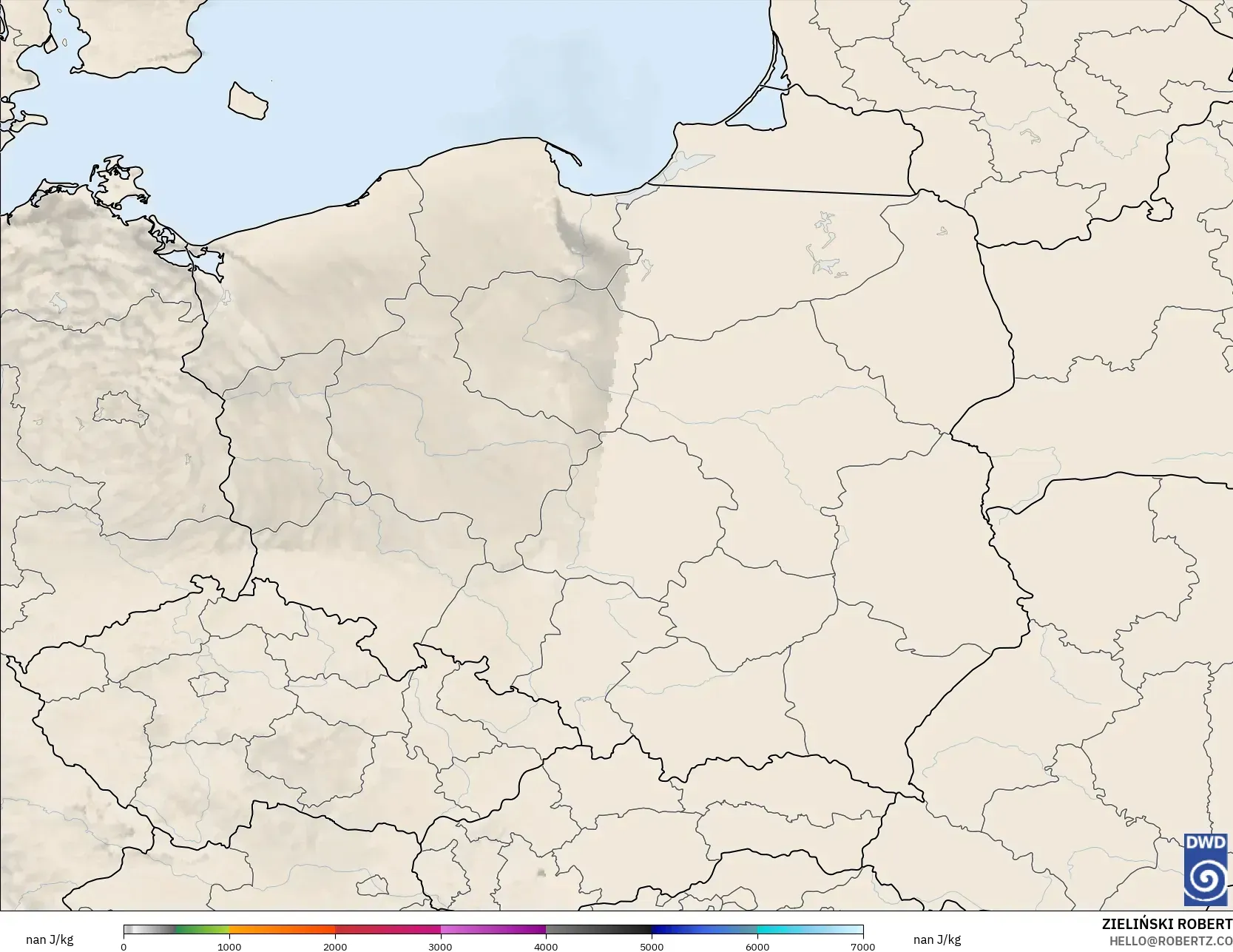 ICON ألمانيا 2 كم نموذج - بولندا, CAPE