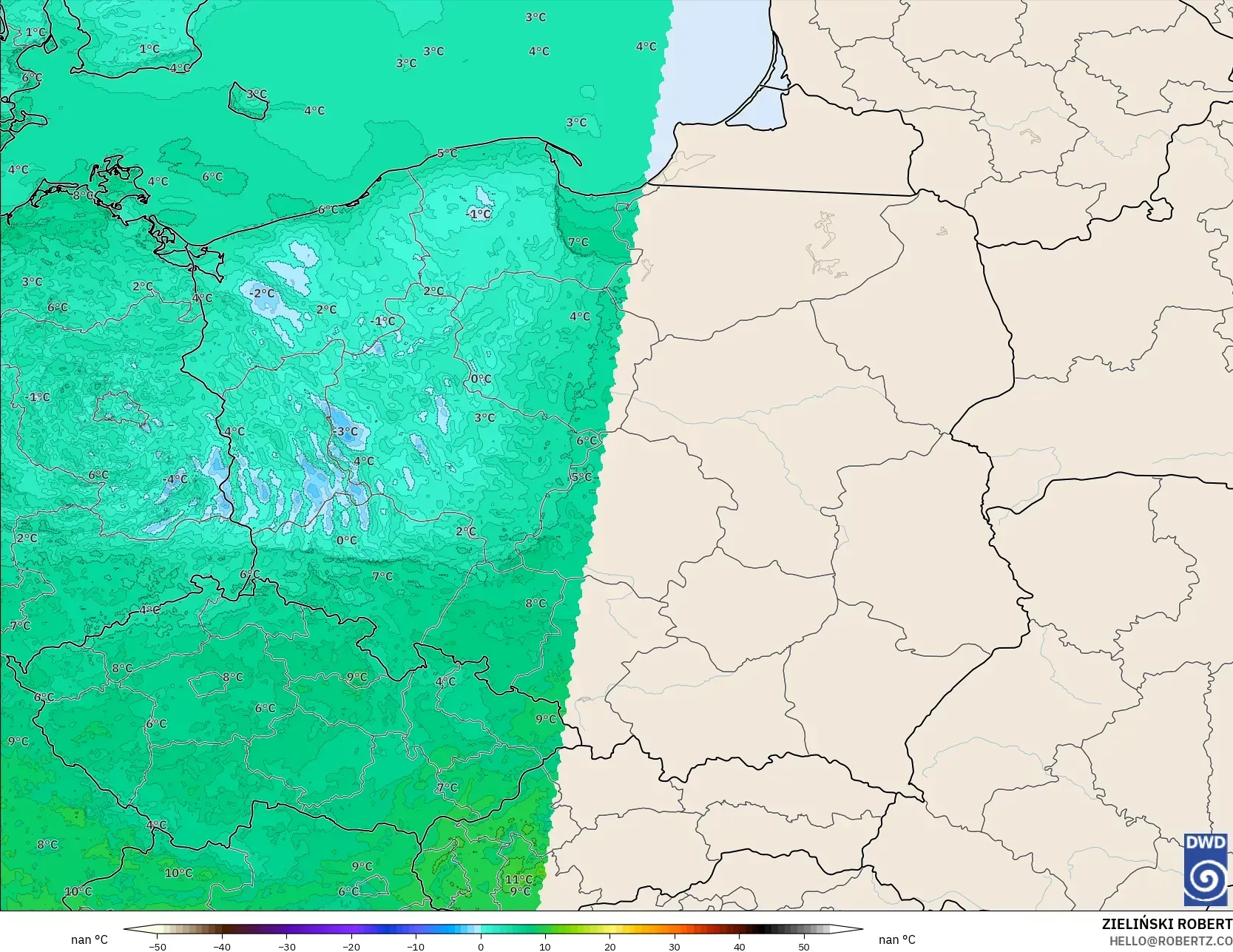 ICON ألمانيا 2 كم نموذج - بولندا, نقطة الندى 2 م