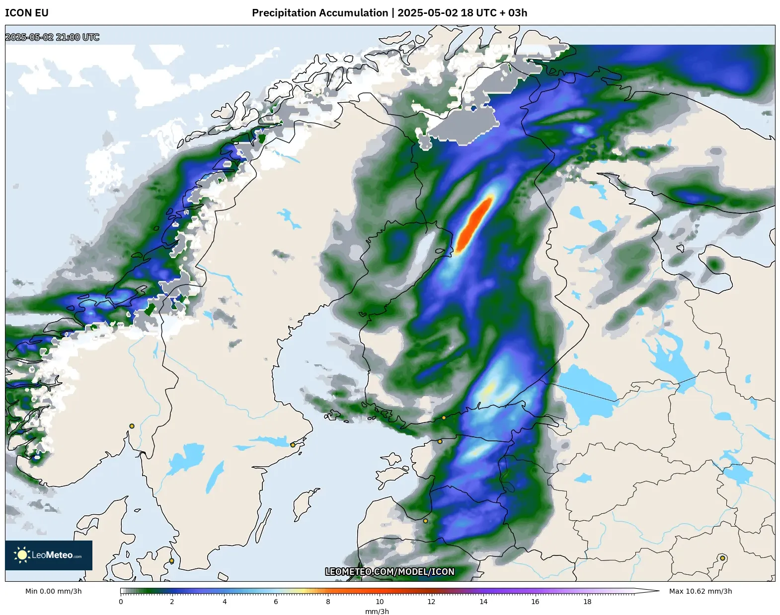 Numerical Weather Icon