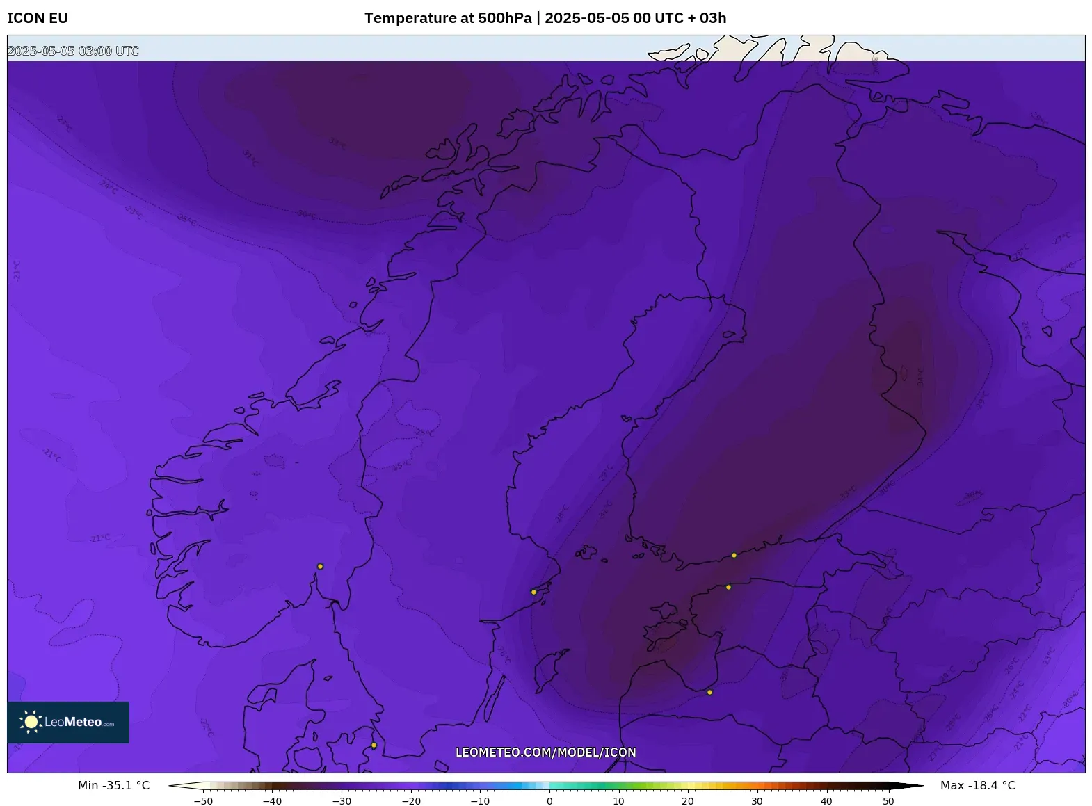 Numerical Weather Icon
