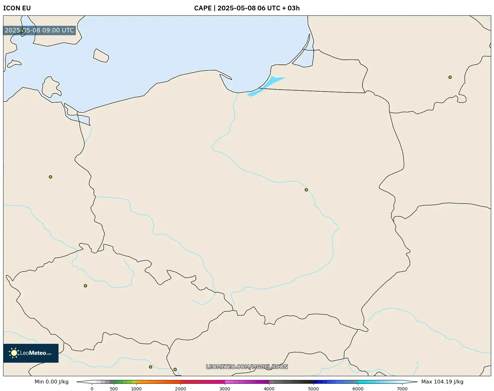 ICON - Poland, CAPE ICON - Poland, CAPE
