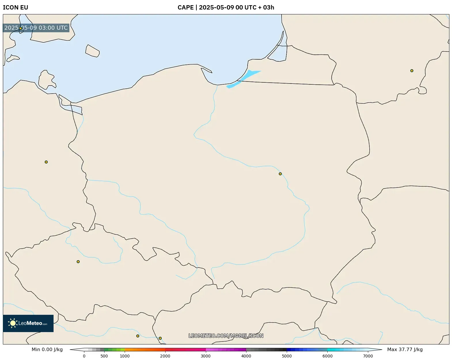 ICON - Poland, CAPE ICON - Poland, CAPE