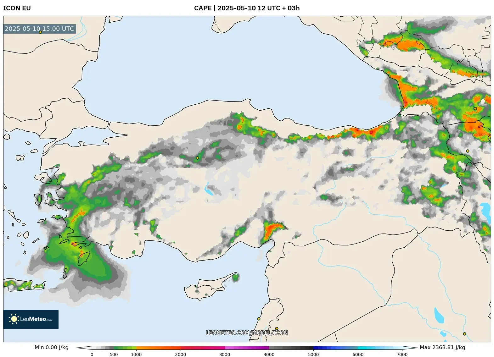 ICON - Turkey, CAPE ICON - Turkey, CAPE