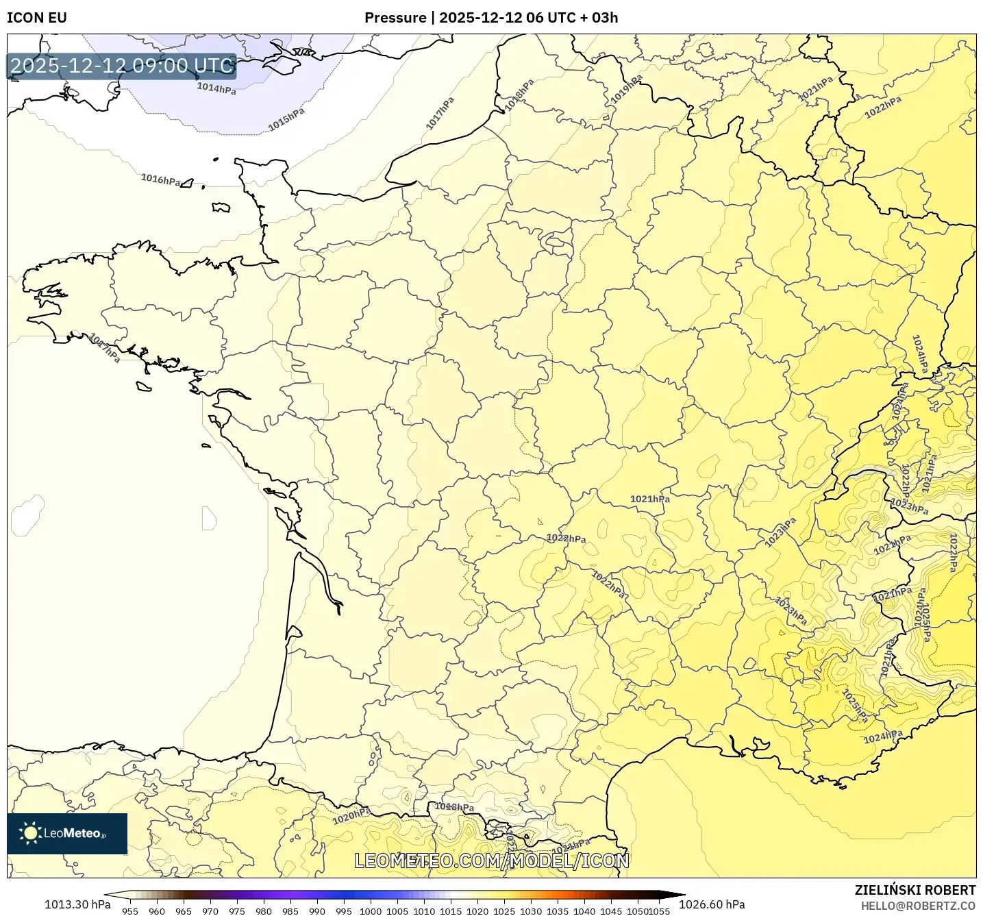 ICON model - Perancis, Tekanan