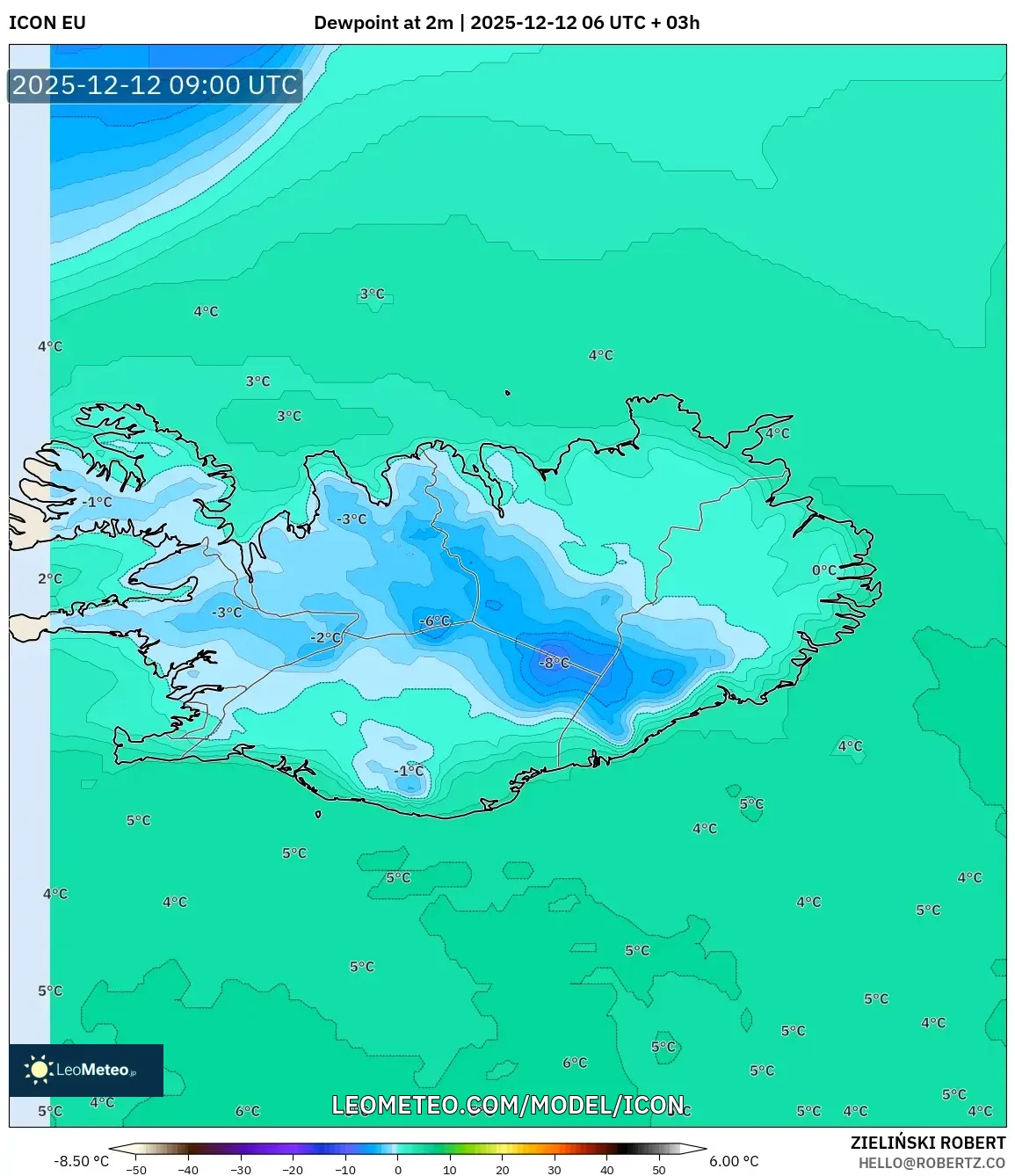 ICON model - Iceland, Takat Embun 2 m