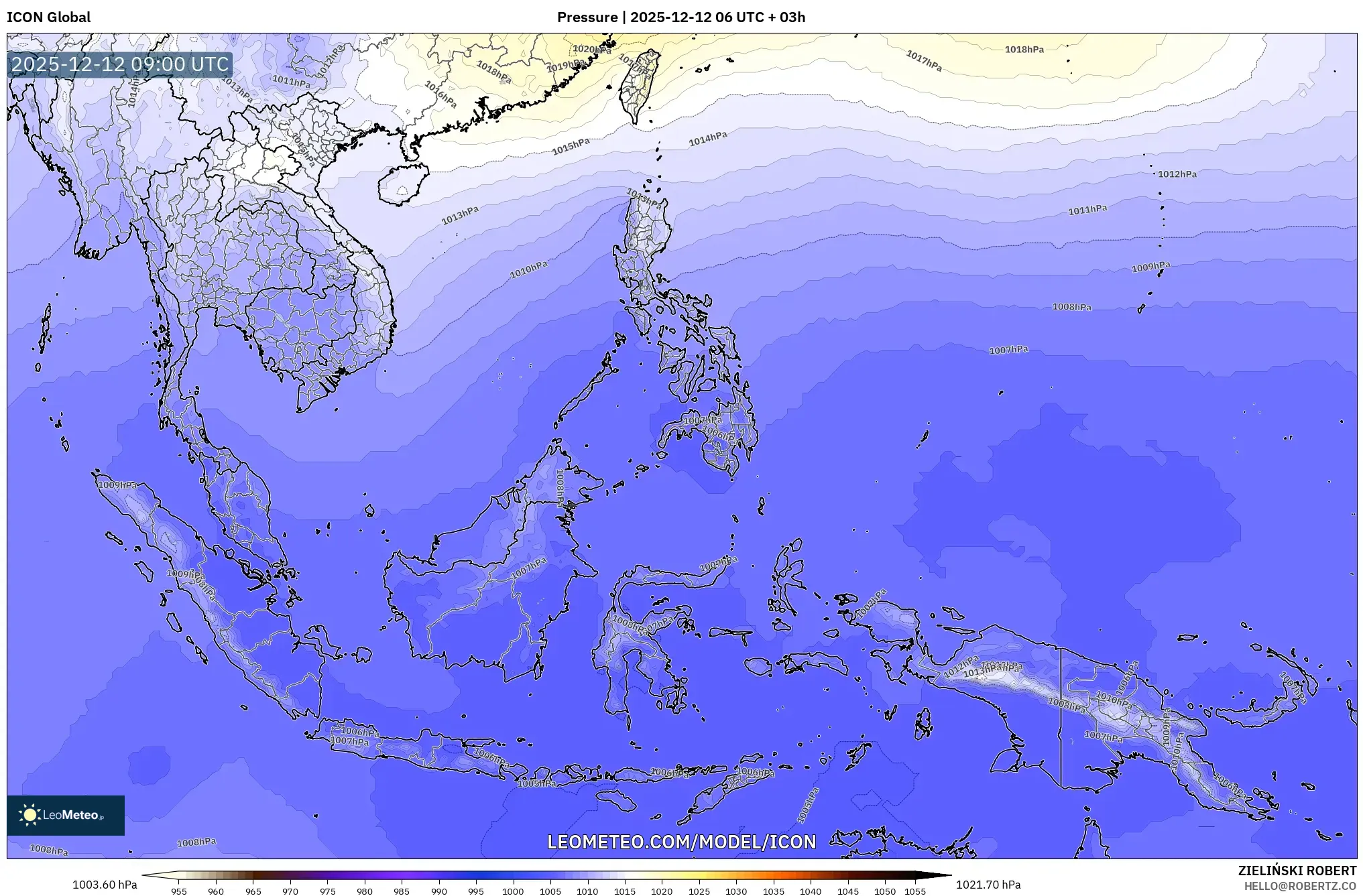 ICON model - Asia Tenggara, Tekanan