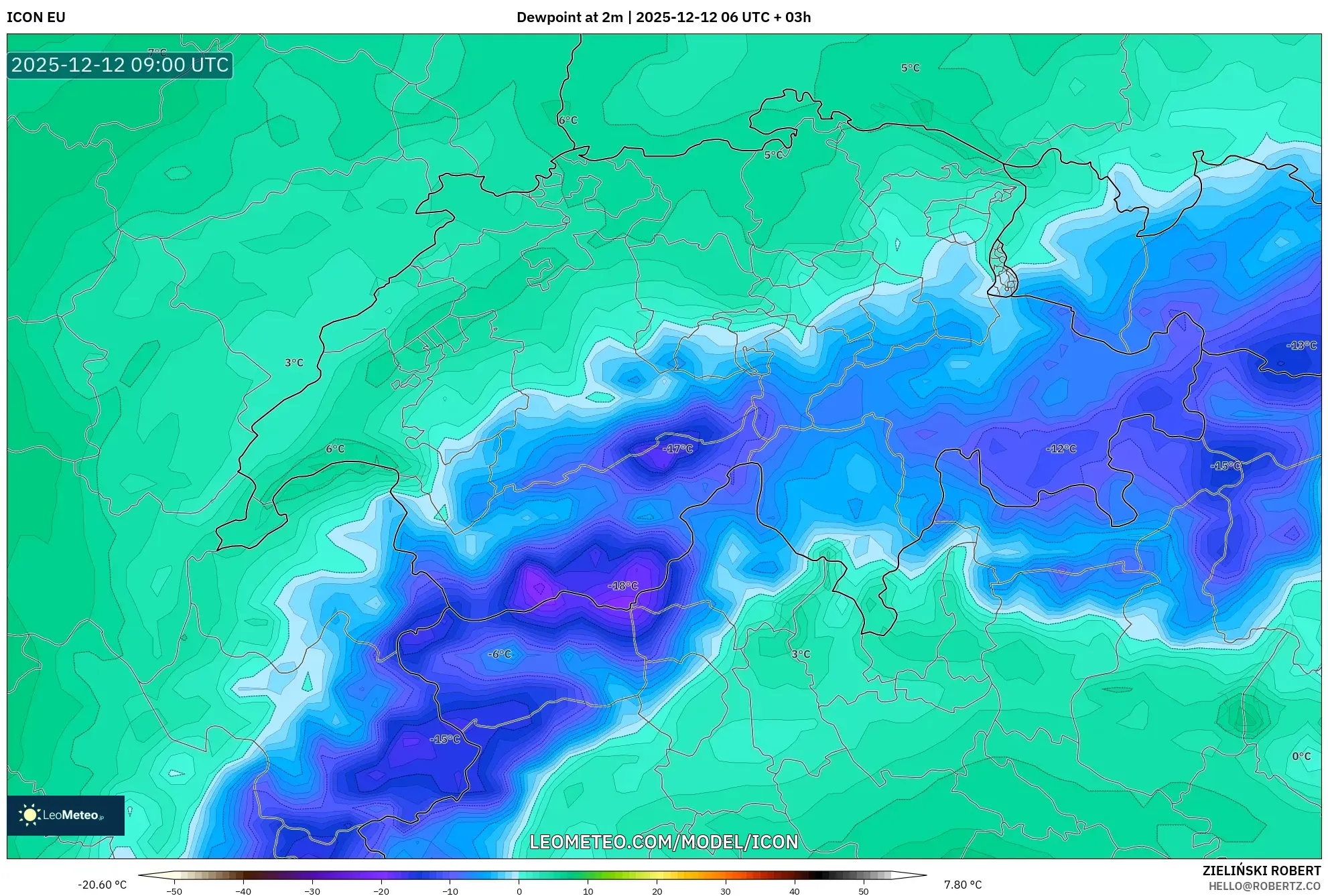 ICON model - Switzerland, Takat Embun 2 m
