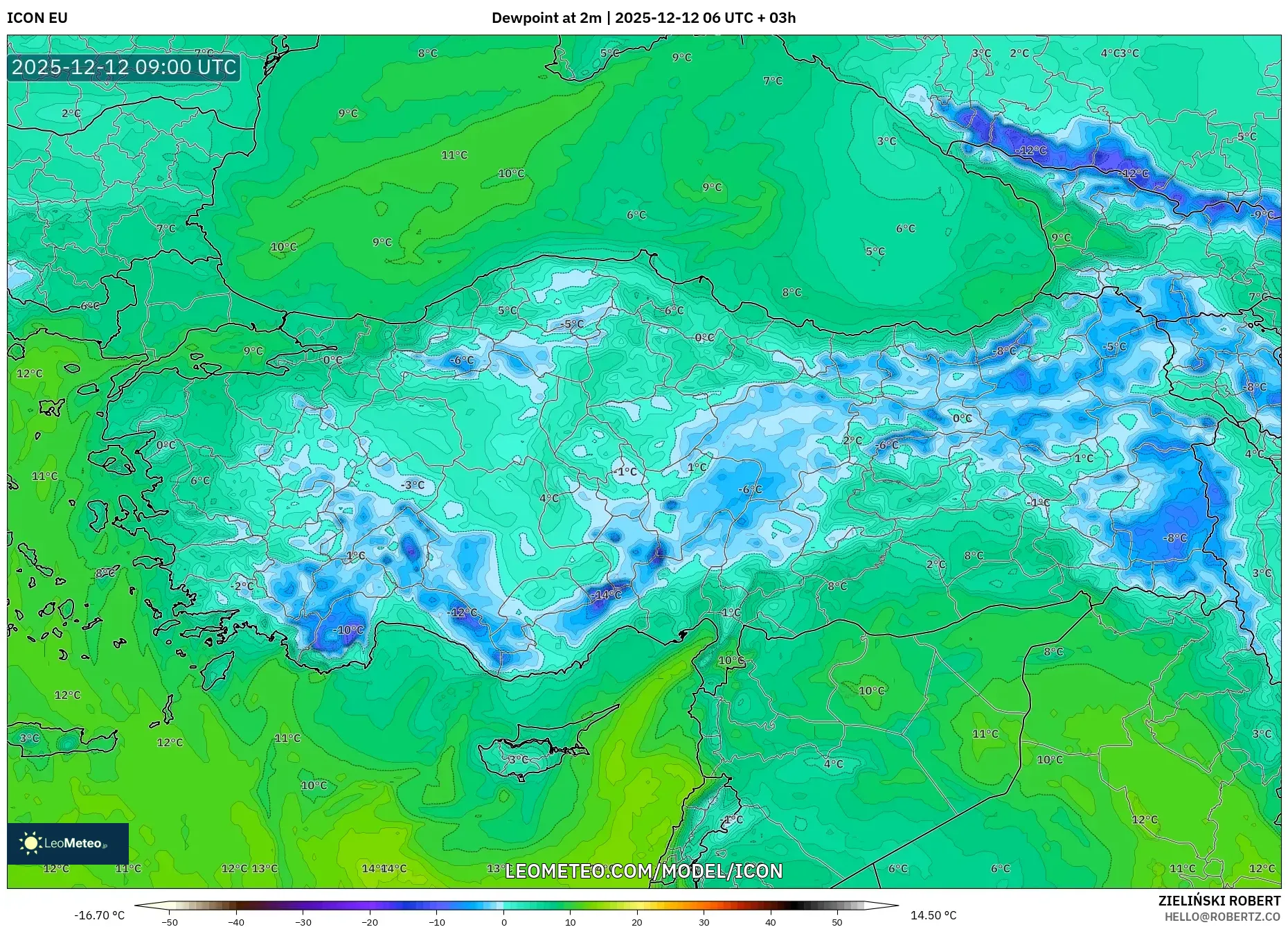 ICON model - Turki, Takat Embun 2 m