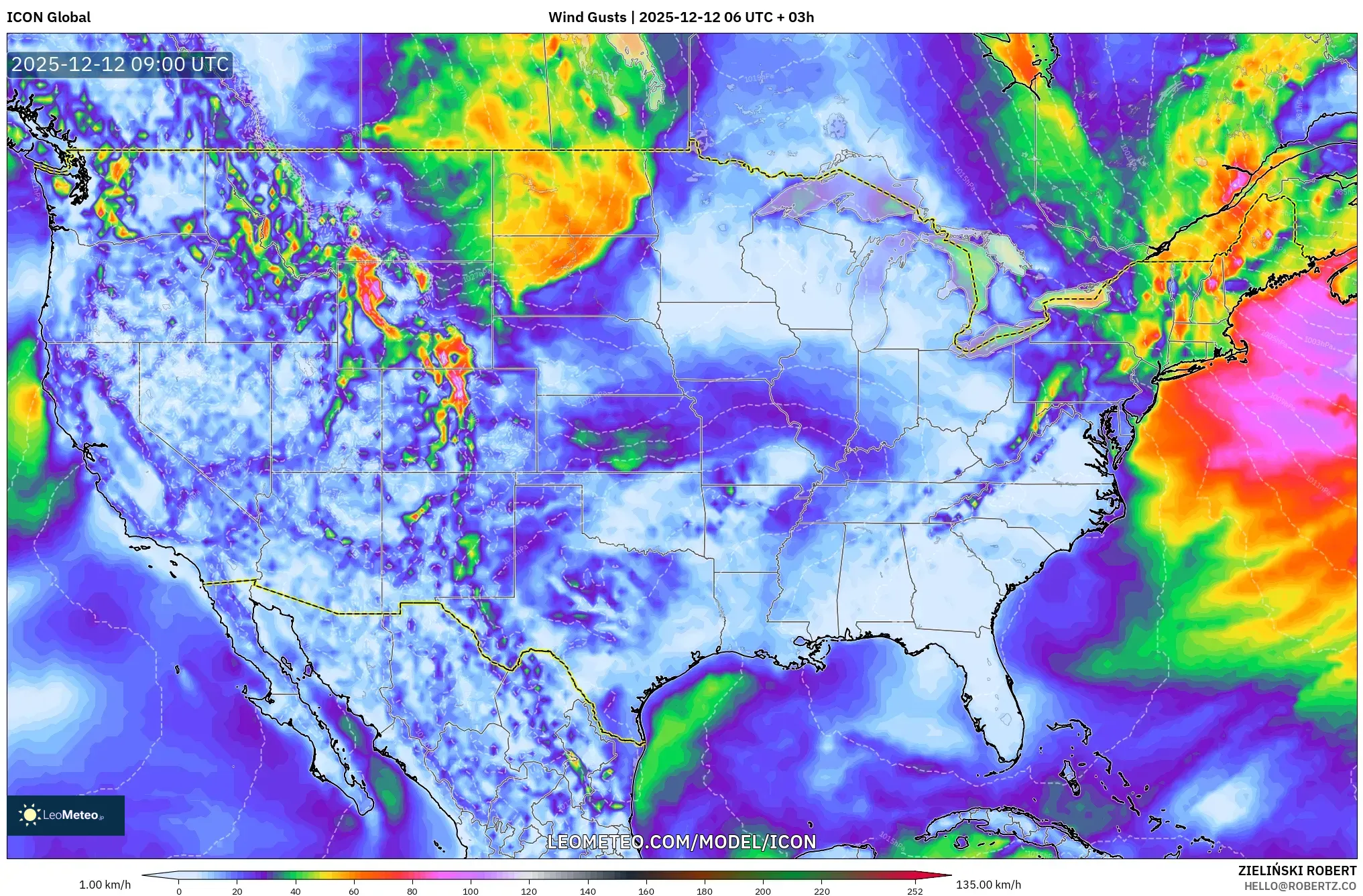 ICON model - Amerika Syarikat, Hembusan Angin