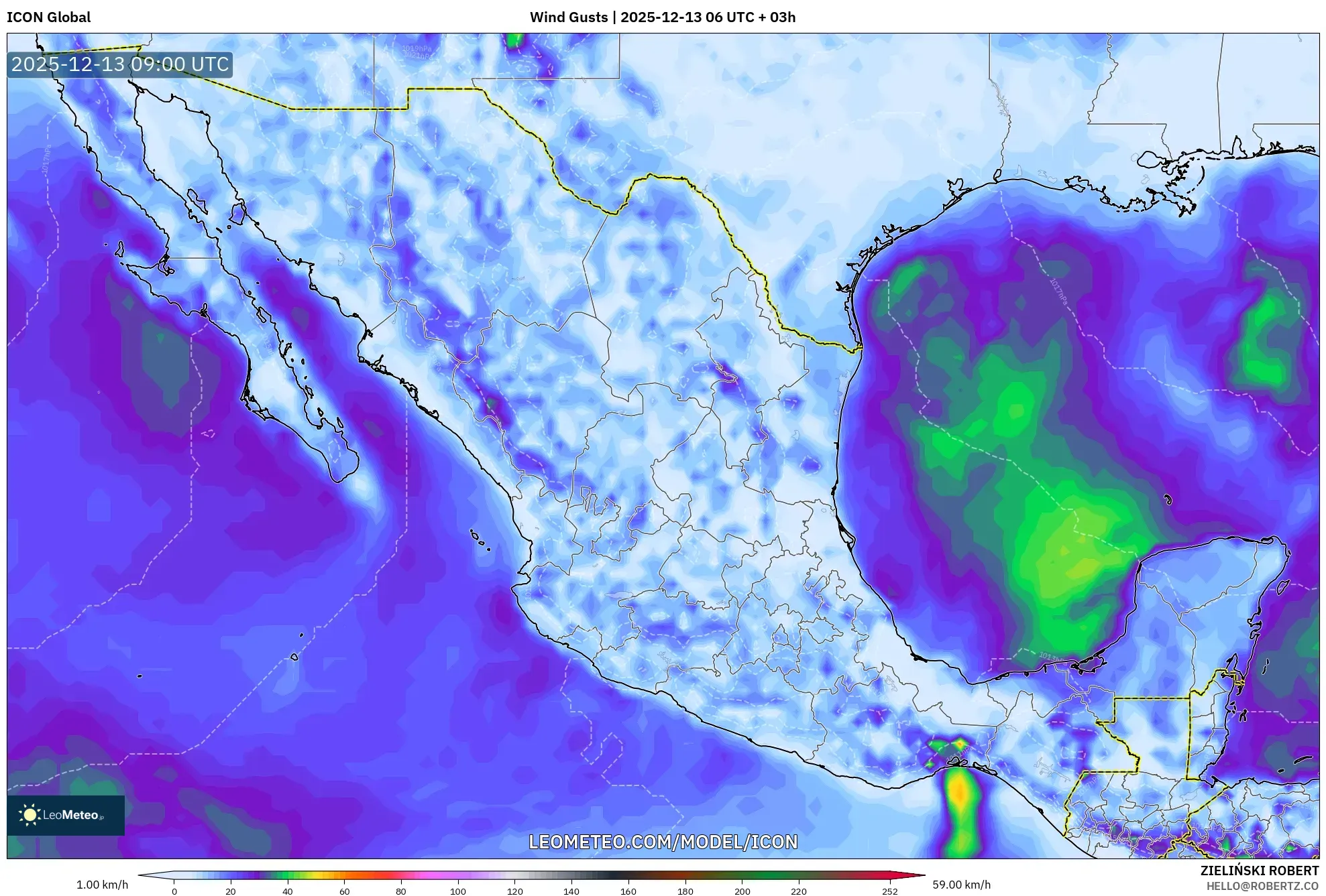 ICON model - Meksiko, Hembusan Angin