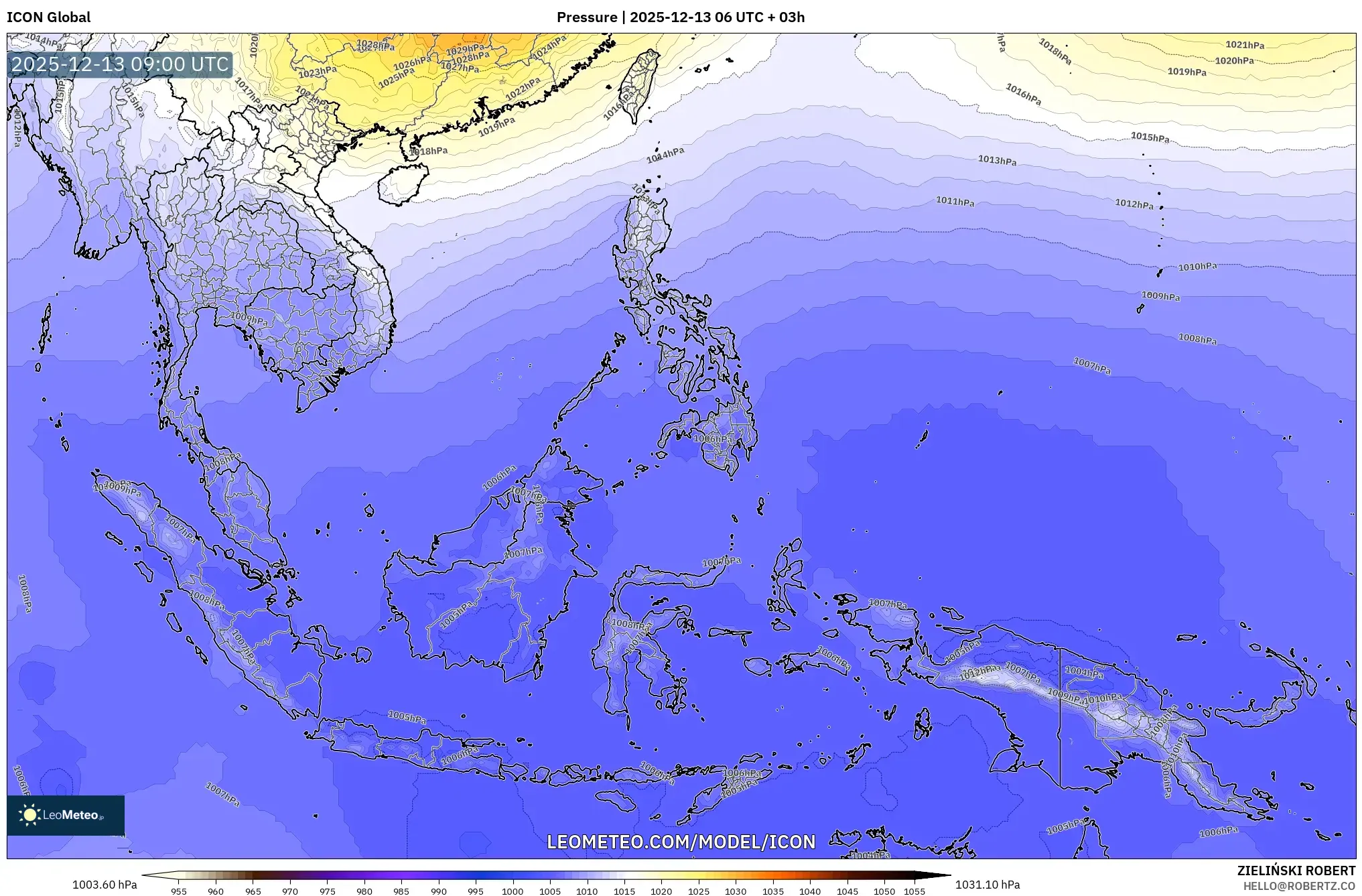 ICON model - Asia Tenggara, Tekanan