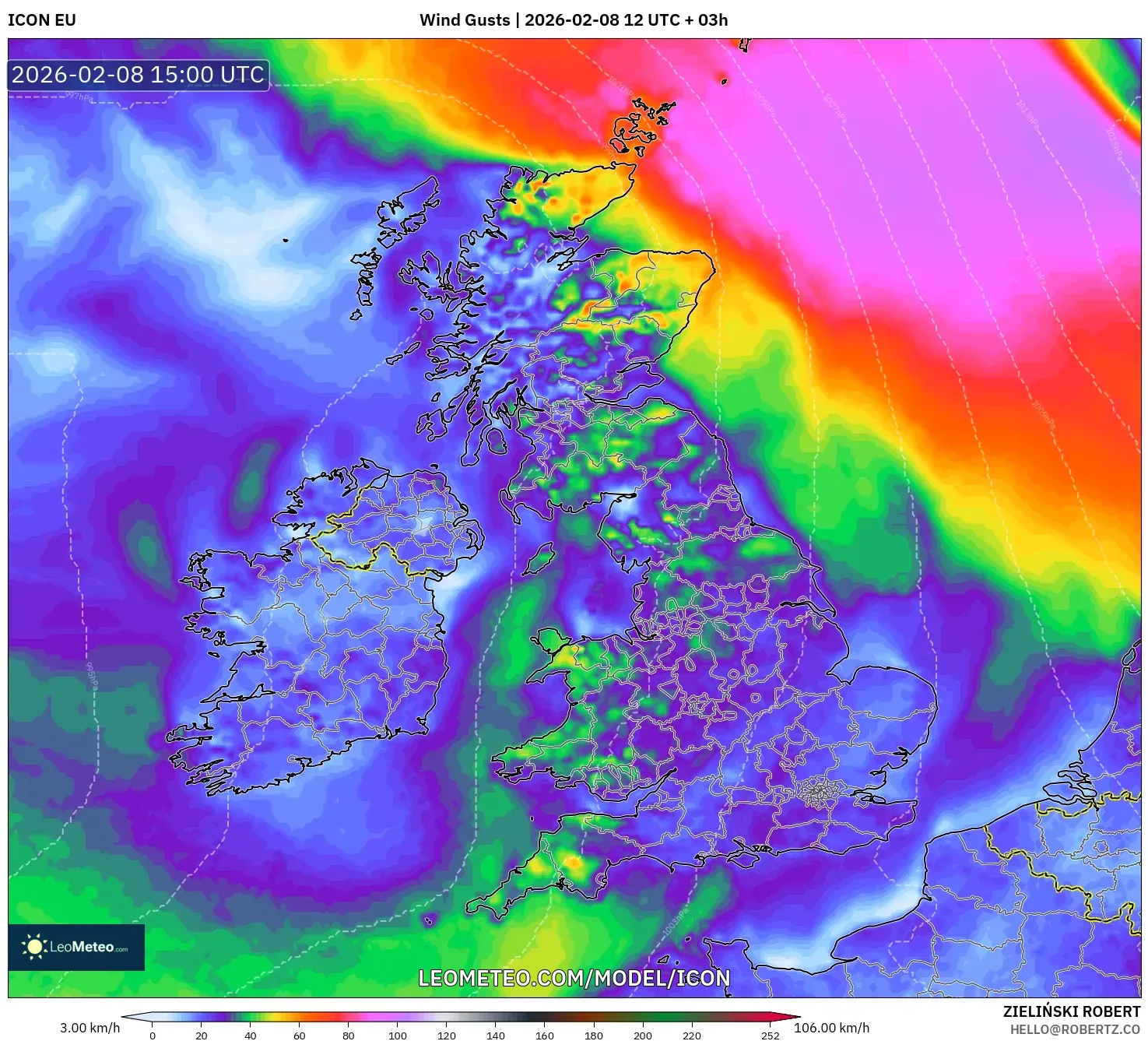 ICON model - Britania Raya, Hembusan Angin