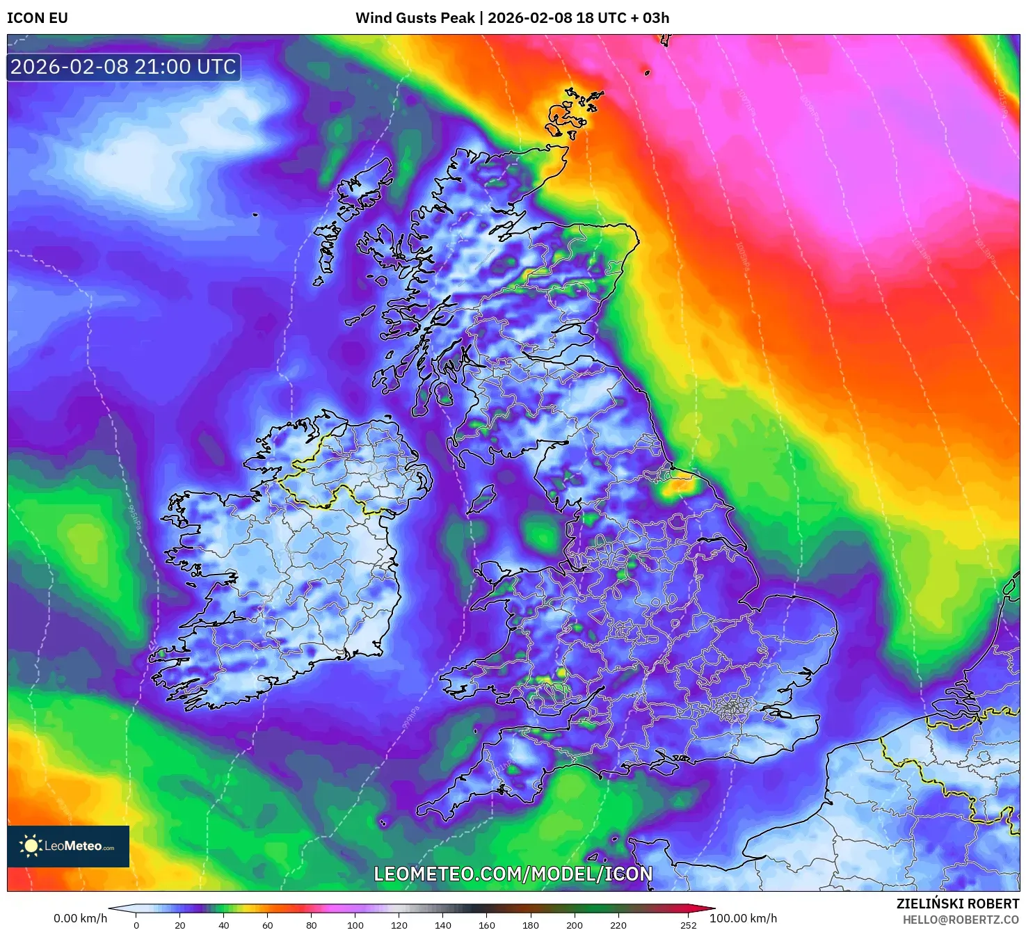 ICON model - Britania Raya, Puncak Hembusan