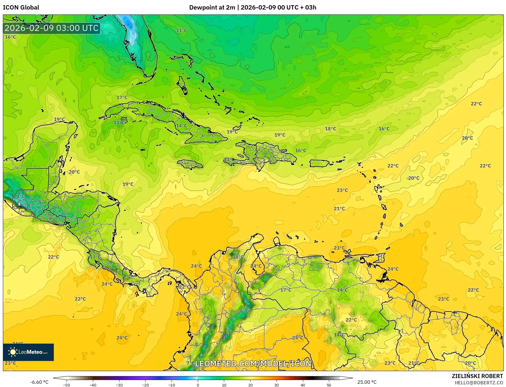 ICON model - Karibia, Takat Embun 2 m