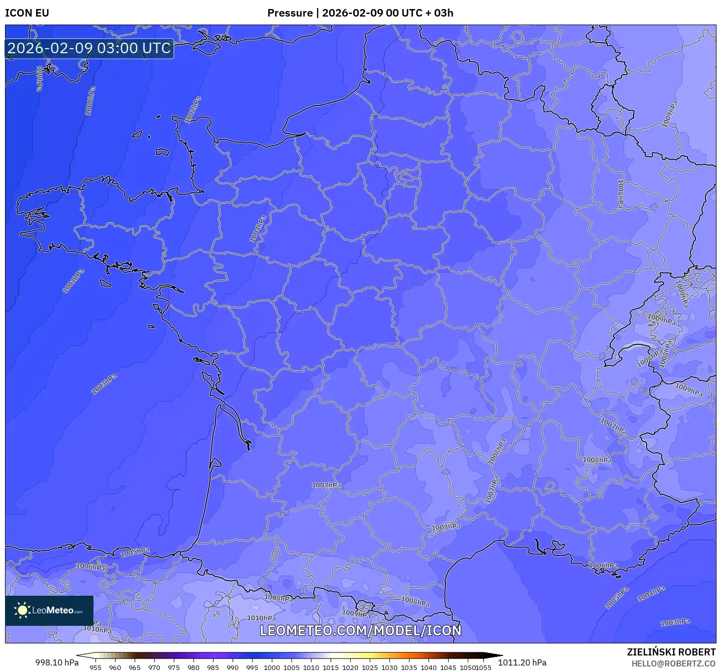 ICON model - Perancis, Tekanan