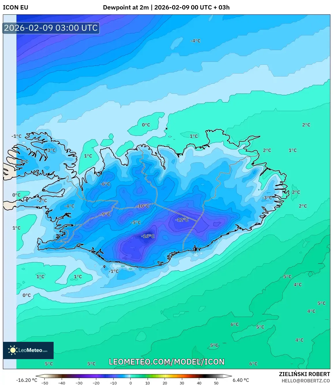 ICON model - Iceland, Takat Embun 2 m