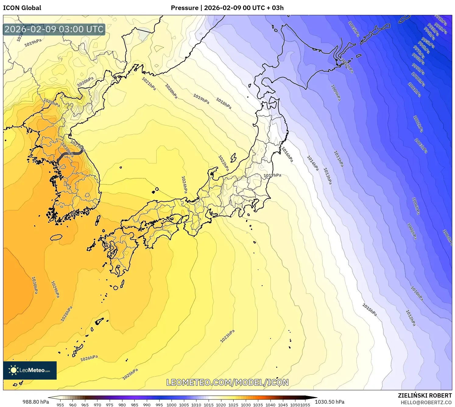 ICON model - Jepun, Tekanan