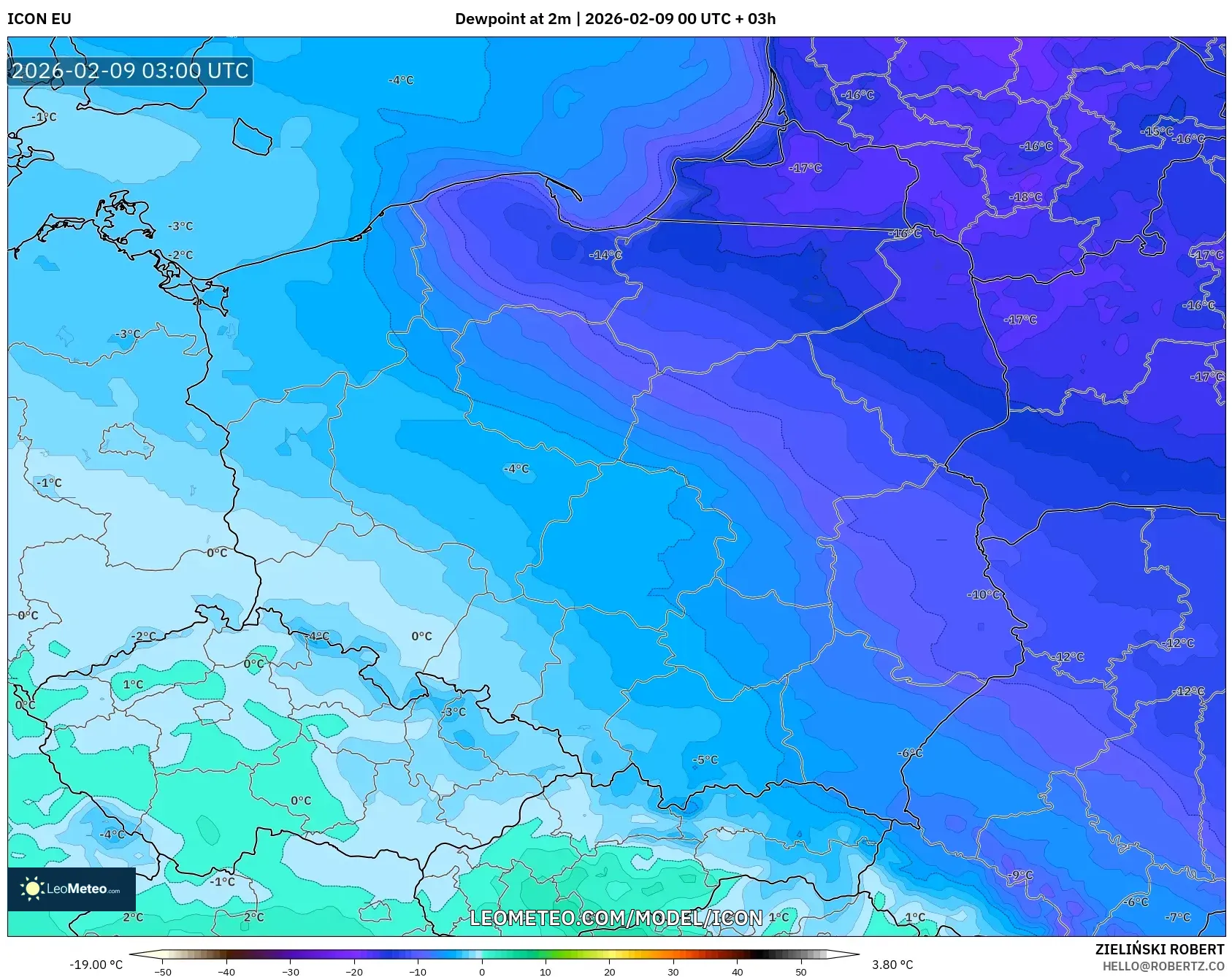 ICON model - Poland, Takat Embun 2 m