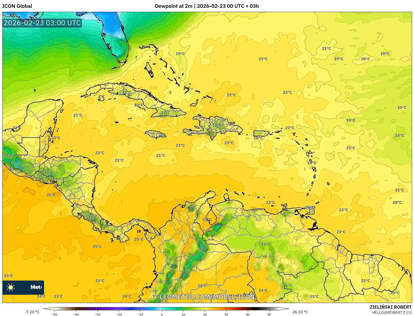 ICON model - الكاريبي, نقطة الندى 2 م