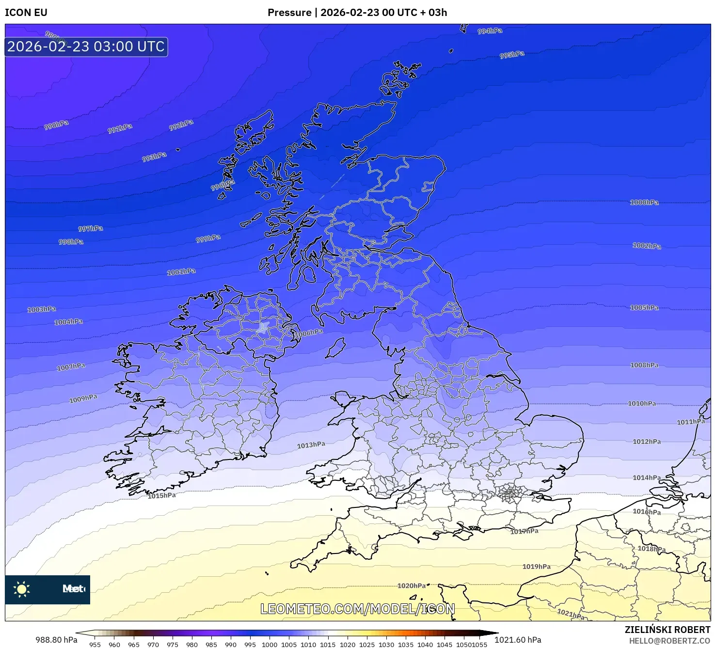 ICON model - المملكة المتحدة, الضغط