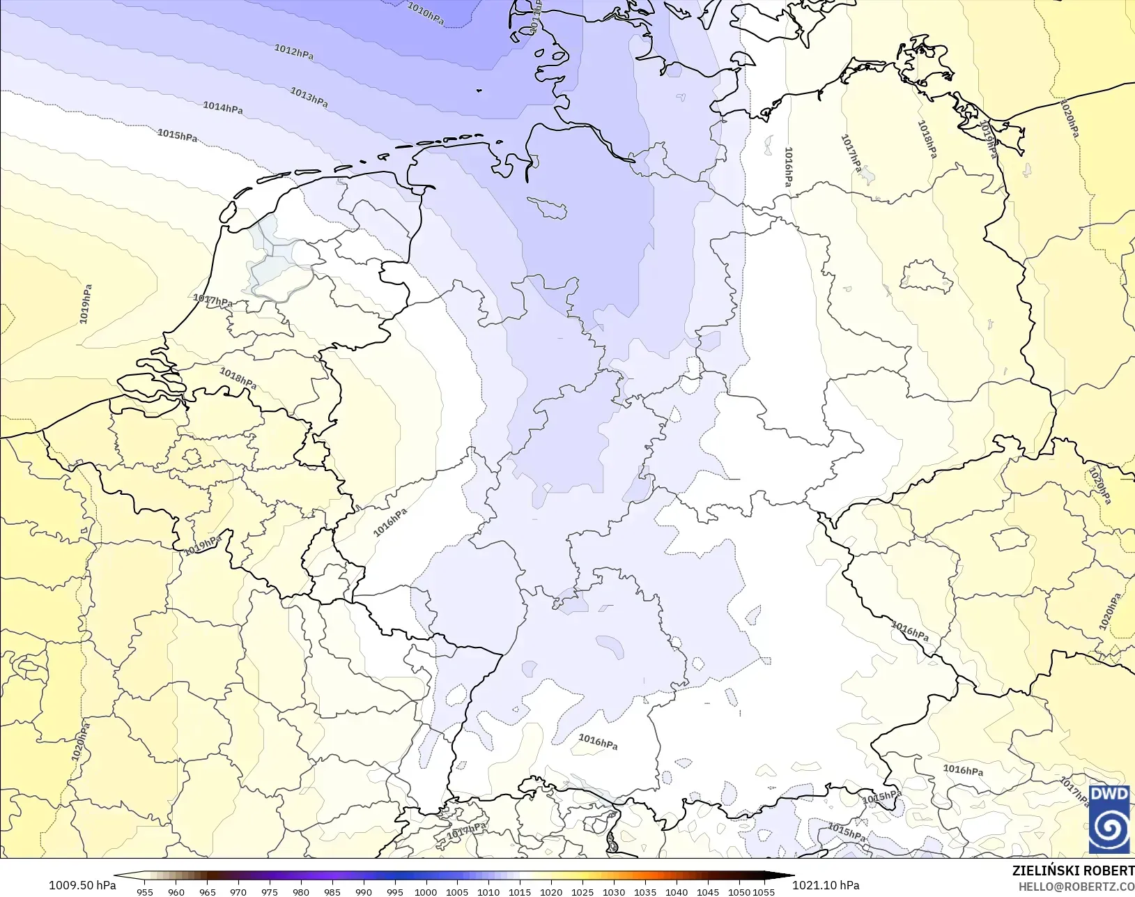 ICON model - Jerman, Tekanan