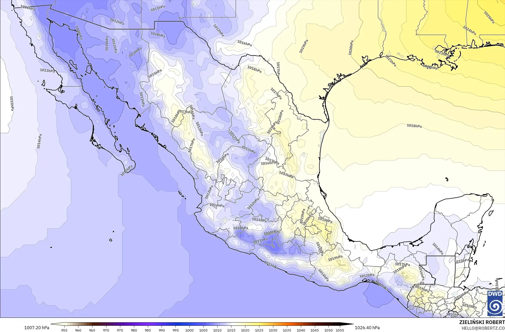 ICON model - Mexico, Tekanan