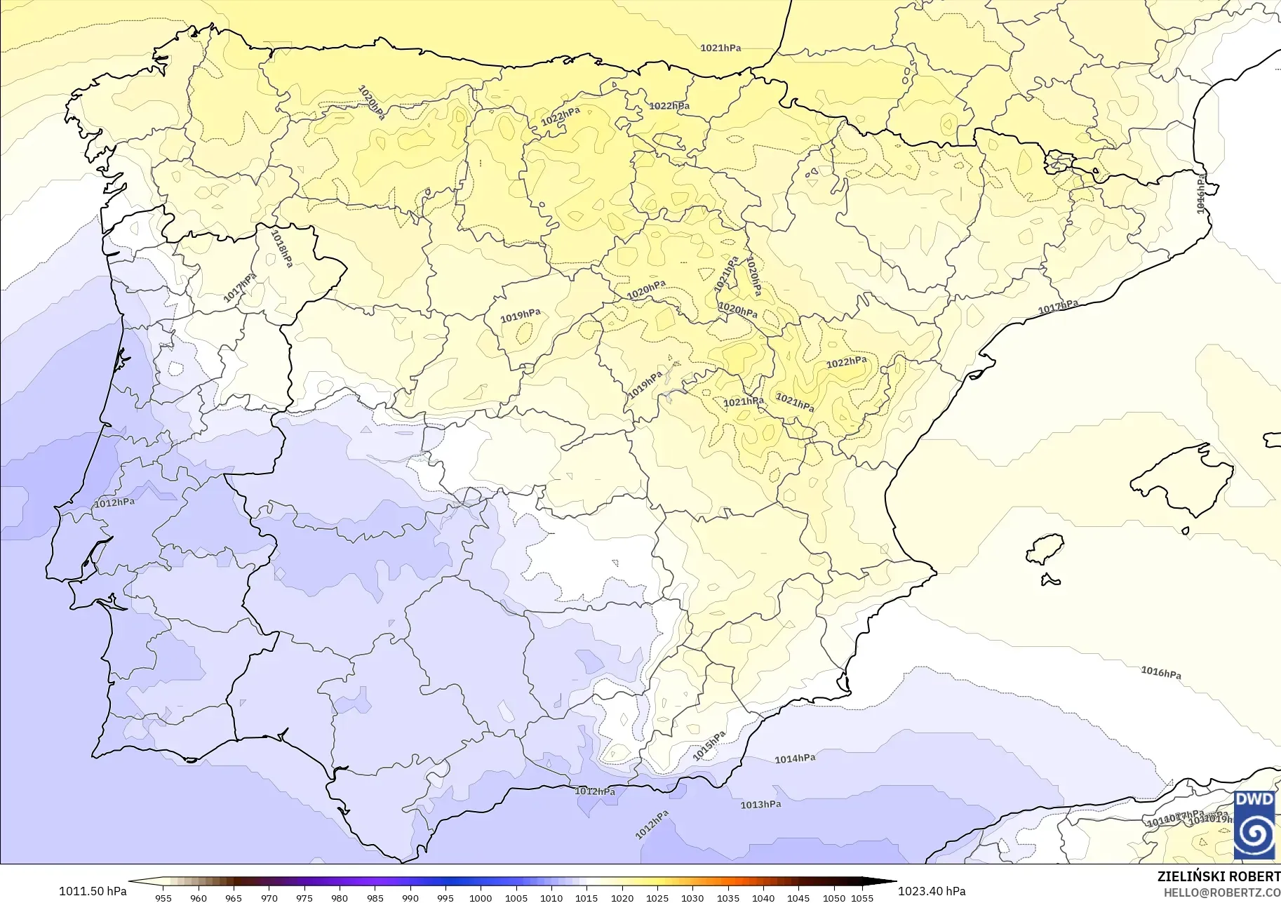 ICON model - Sepanyol, Tekanan
