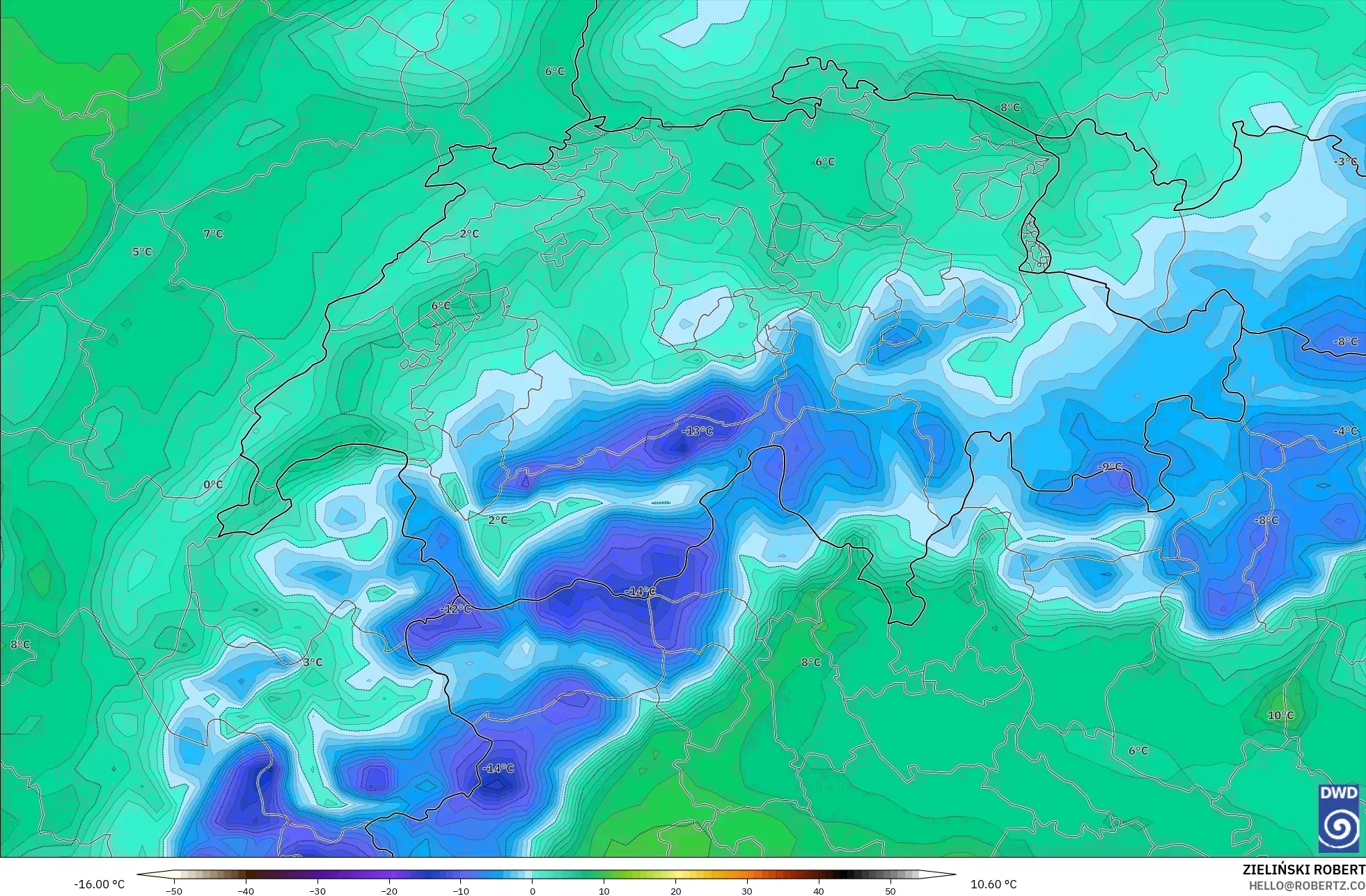 ICON model - Switzerland, Takat Embun 2 m