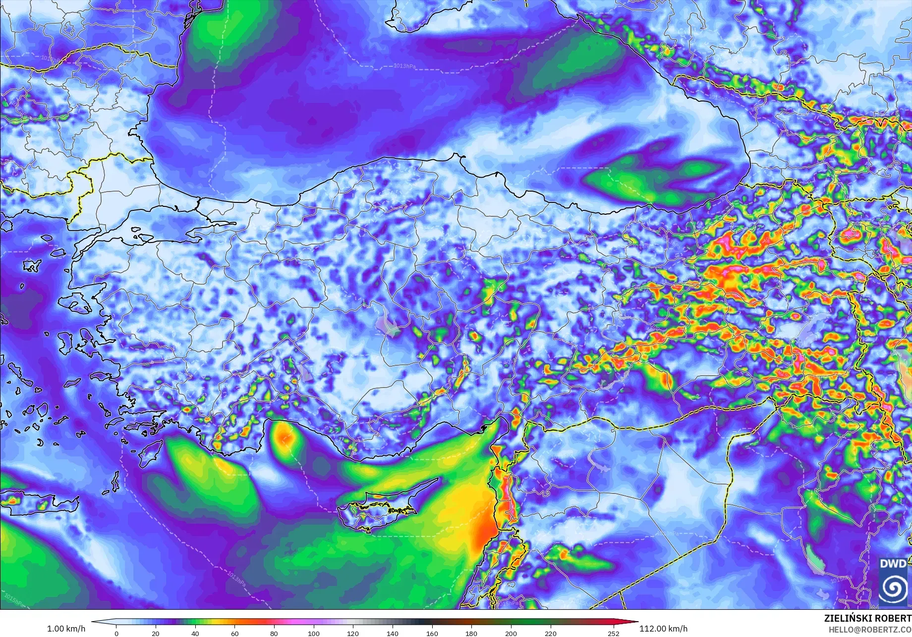 ICON model - Turki, Hembusan Tertinggi