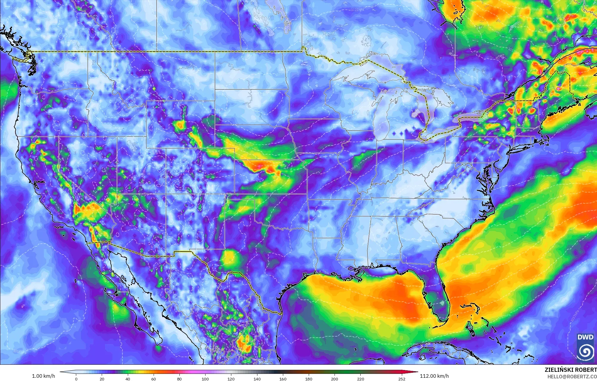 ICON model - Amerika Syarikat, Hembusan Tertinggi