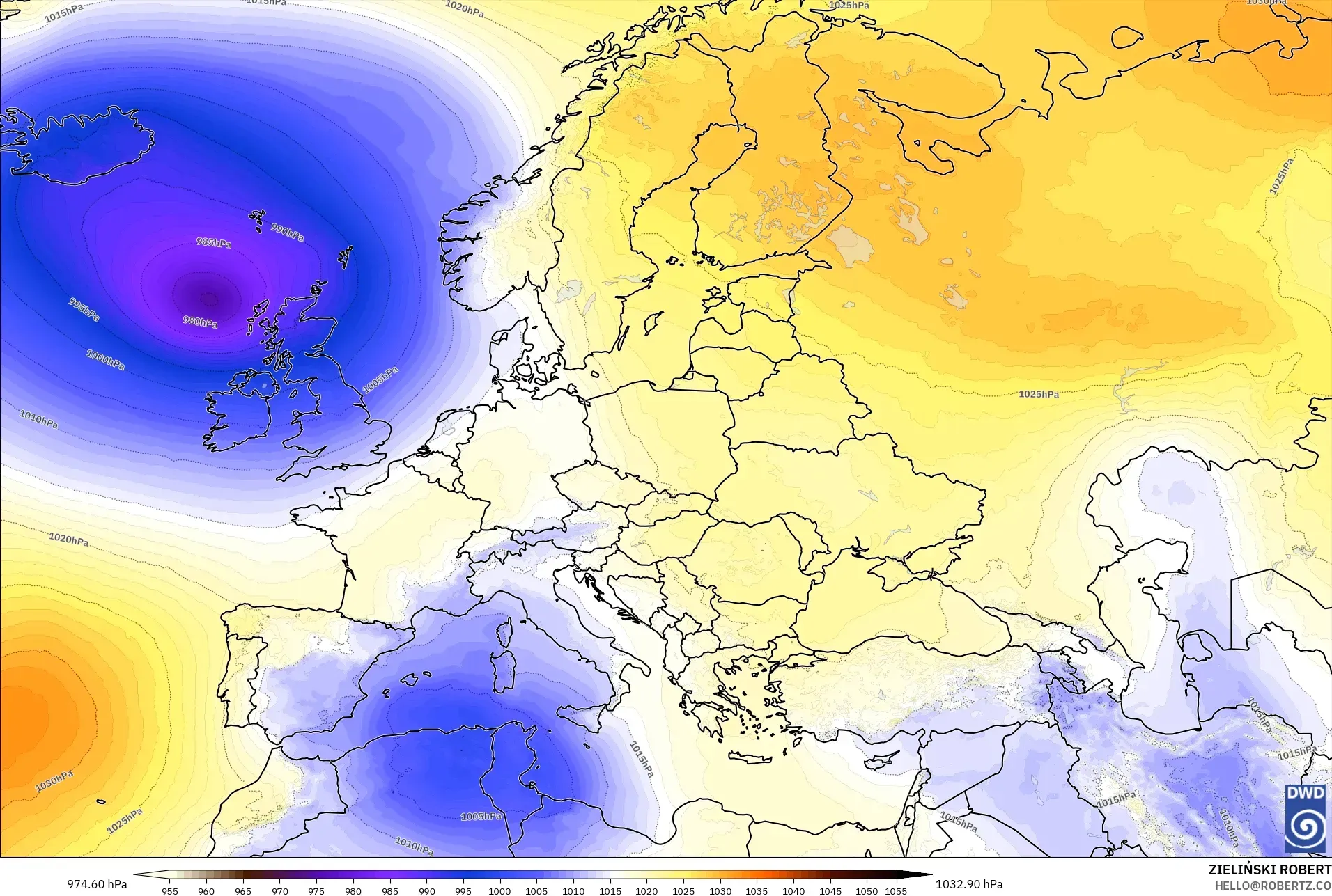 ICON model - Eropa, Tekanan