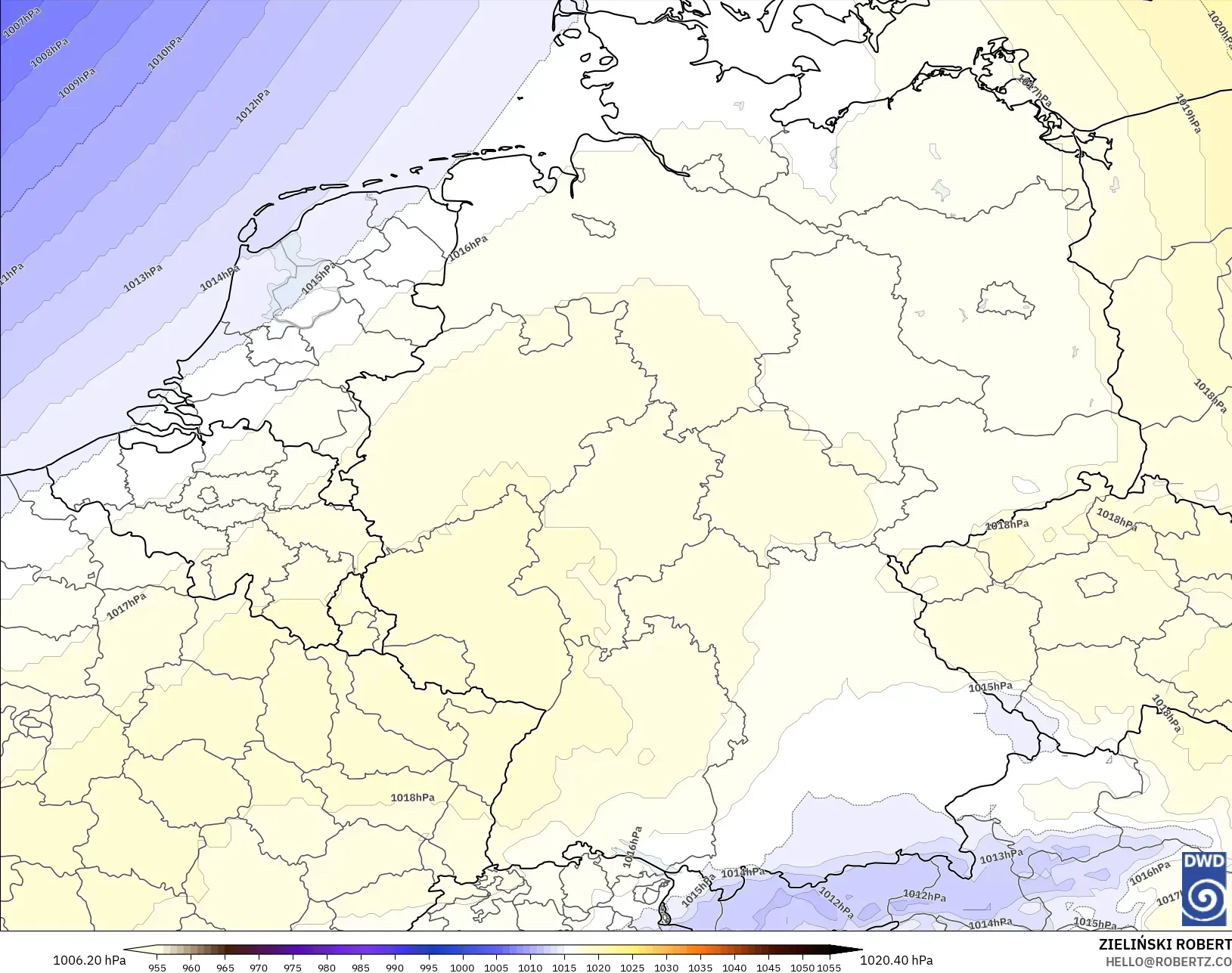 ICON model - Jerman, Tekanan