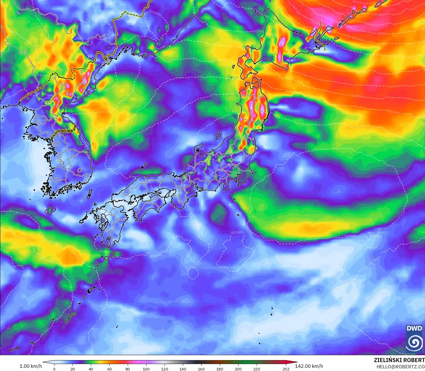 ICON model - Jepang, Hembusan Angin