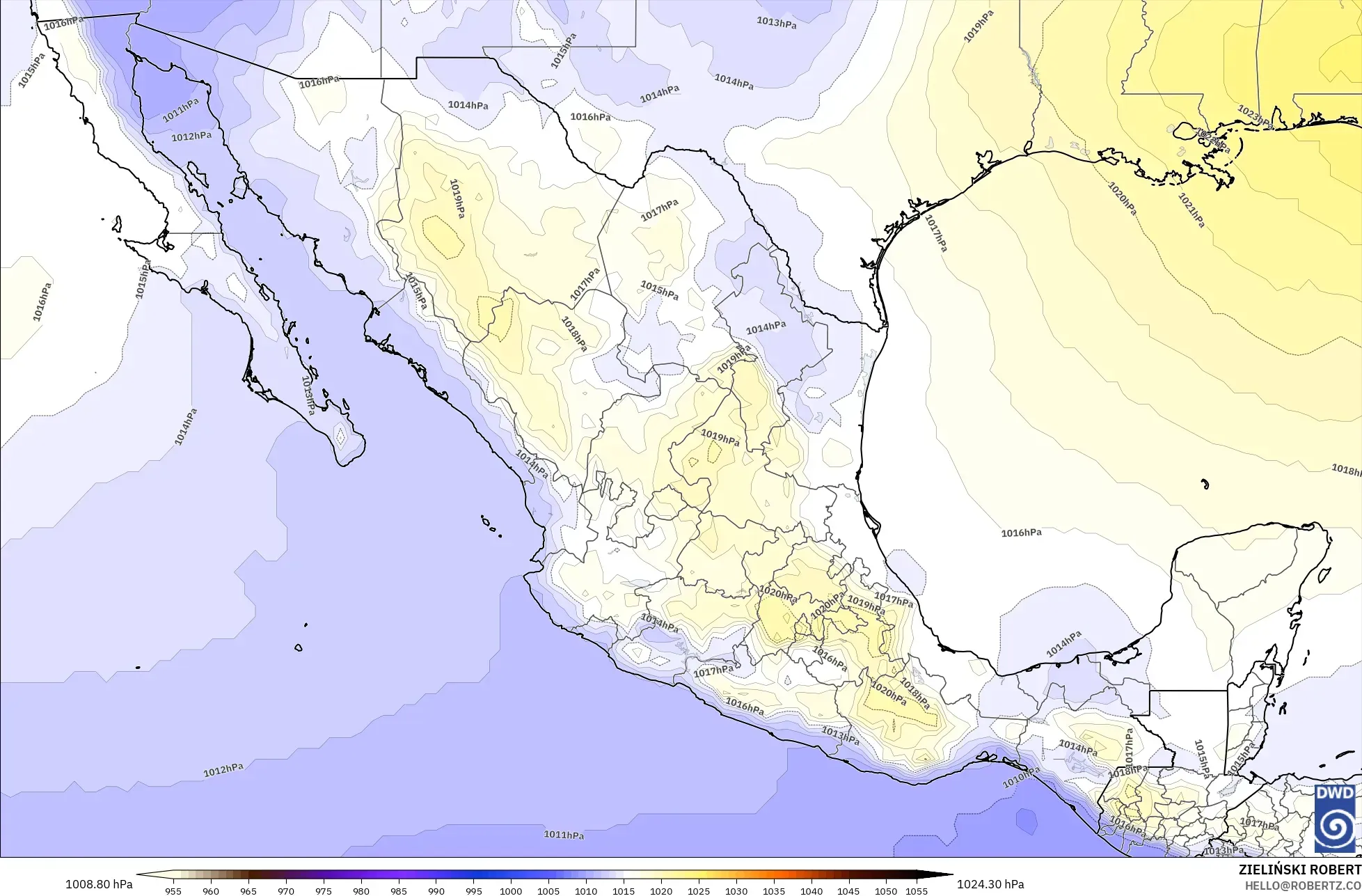 ICON model - Meksiko, Tekanan