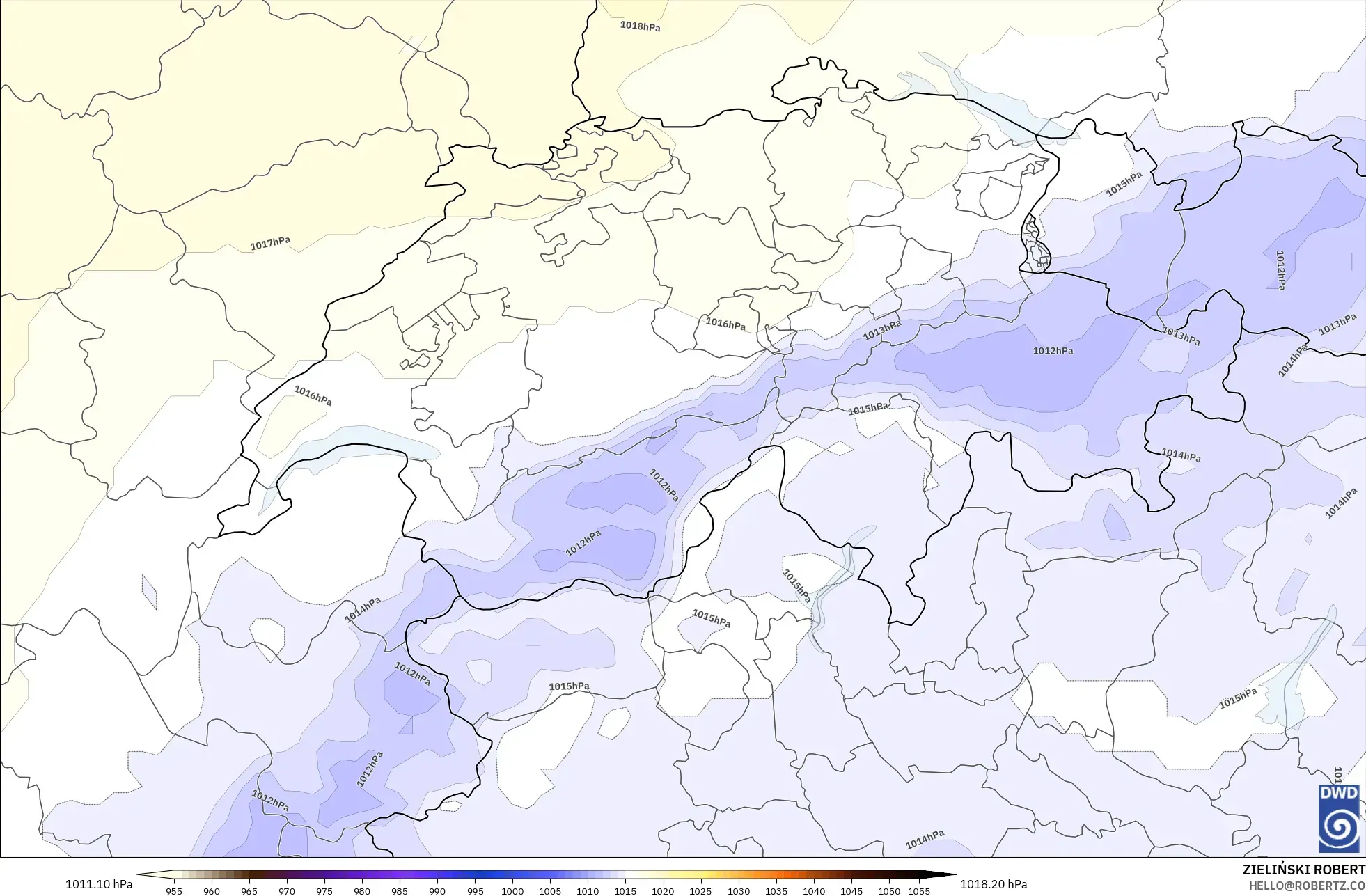 ICON model - Swiss, Tekanan
