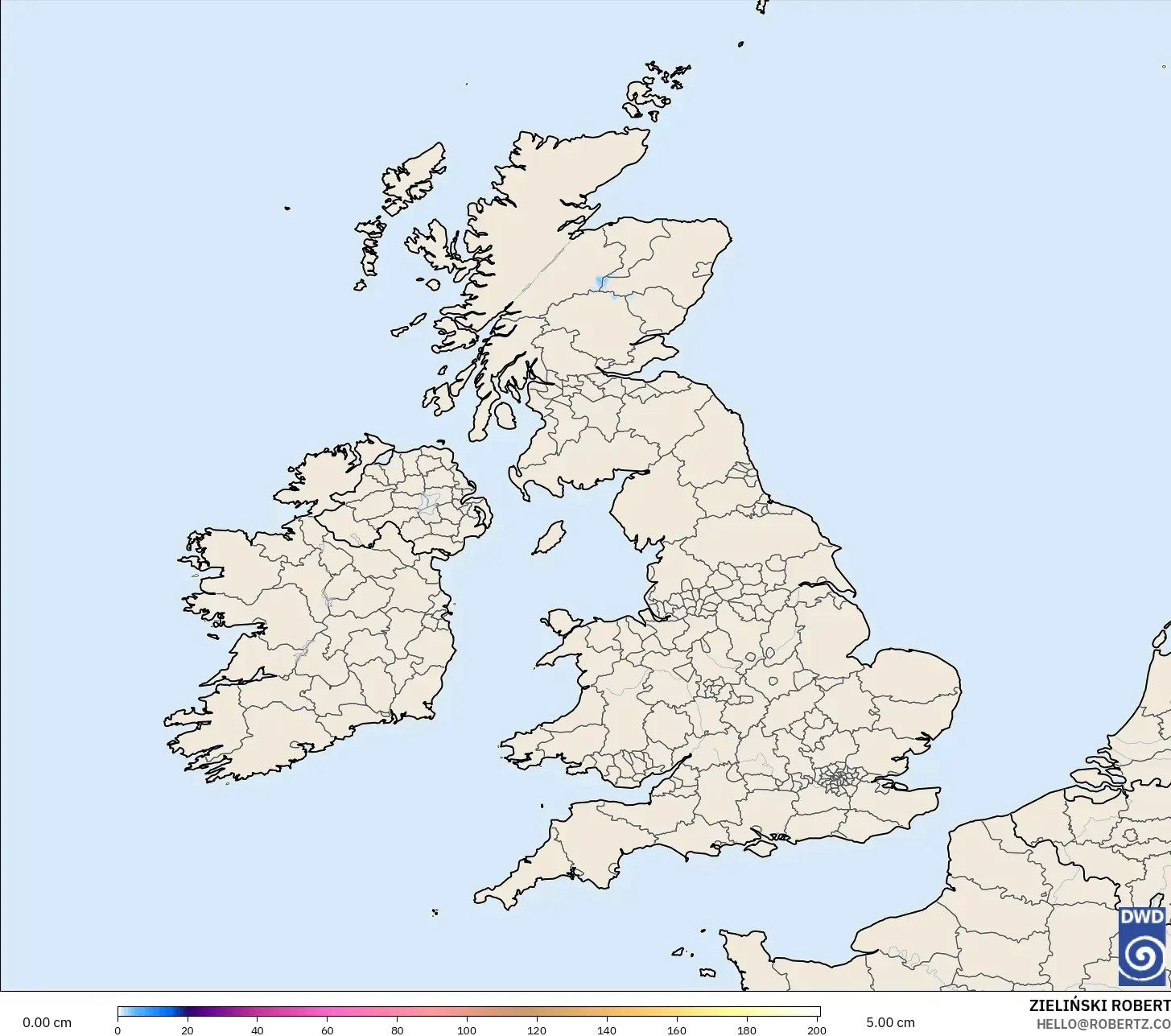 ICON model - Britania Raya, Kedalaman Salju