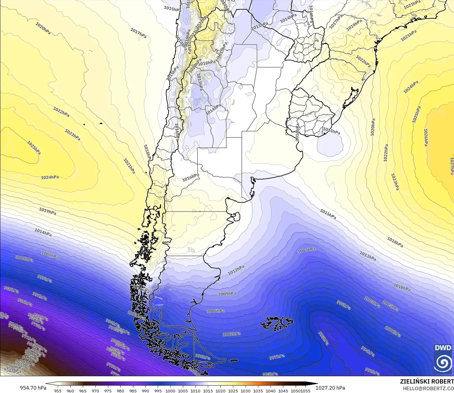 ICON model - Argentina, Tekanan