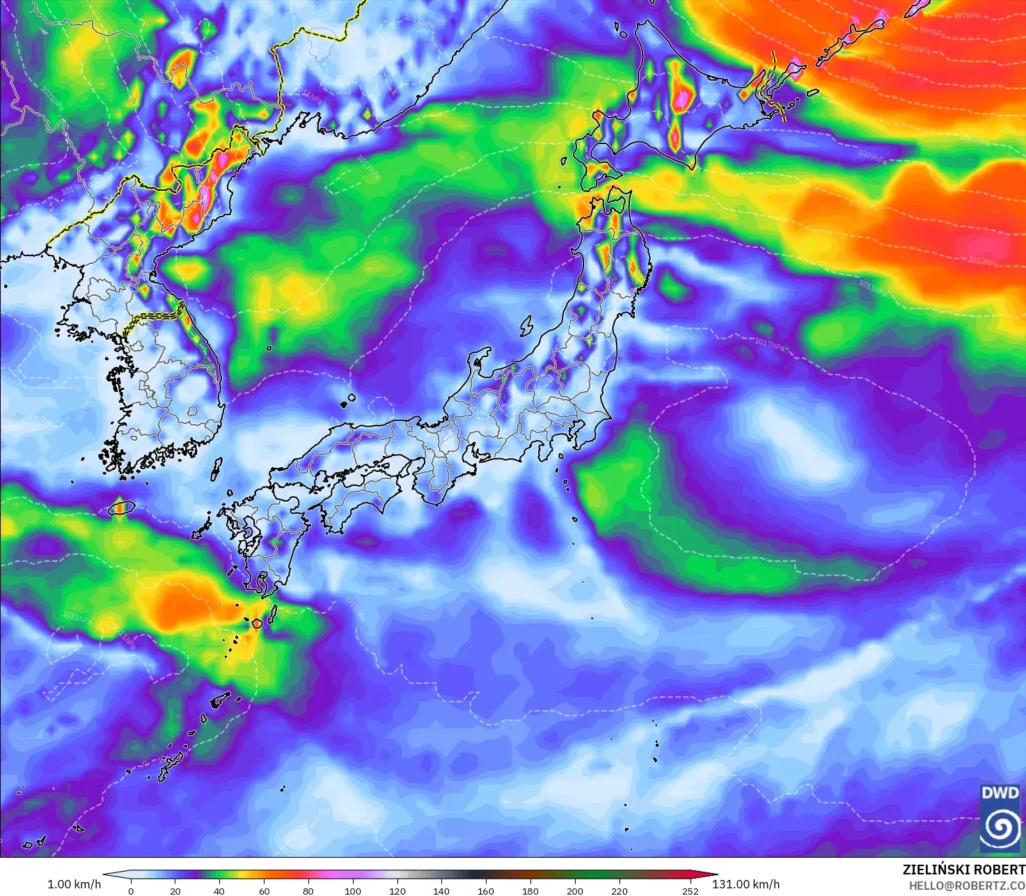 ICON model - Jepang, Puncak Hembusan