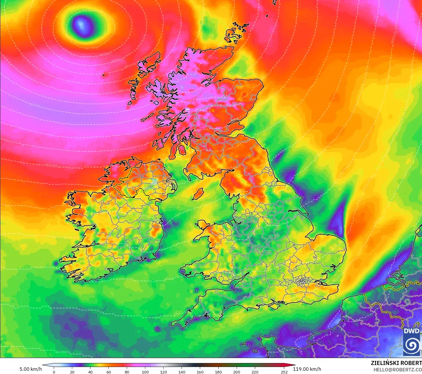 ICON model - Britania Raya, Puncak Hembusan