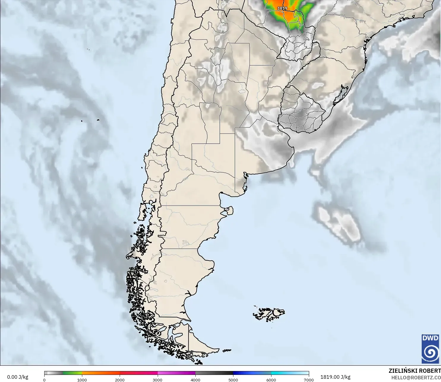 ICON نموذج - الأرجنتين, CAPE