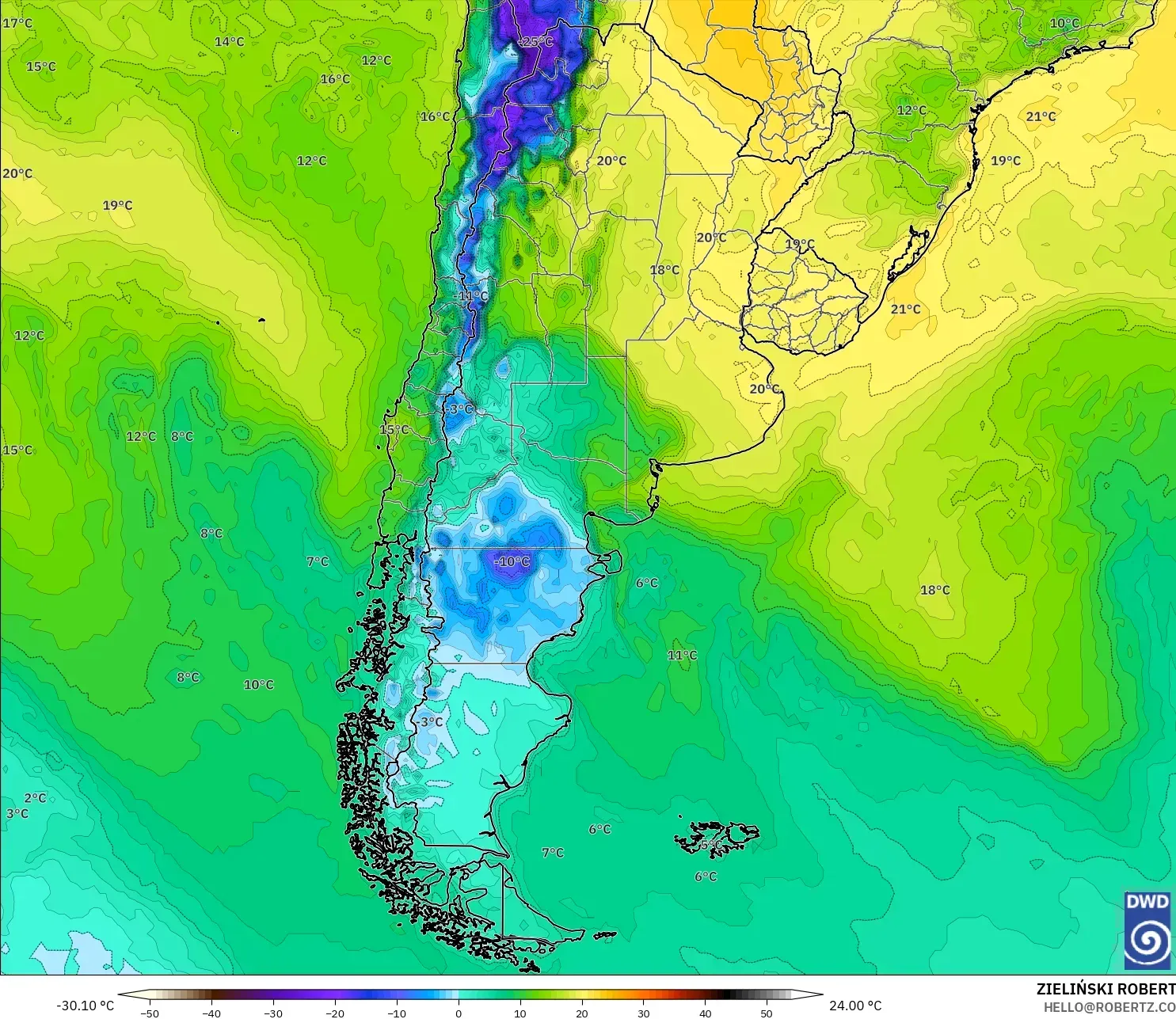 ICON نموذج - الأرجنتين, نقطة الندى 2 م