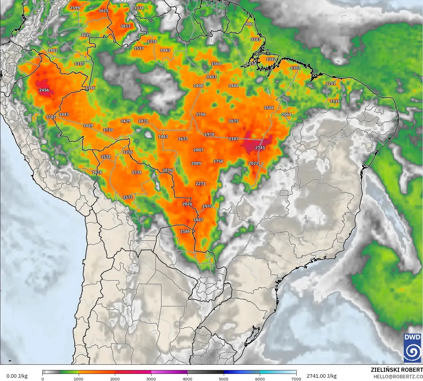 ICON نموذج - البرازيل, CAPE