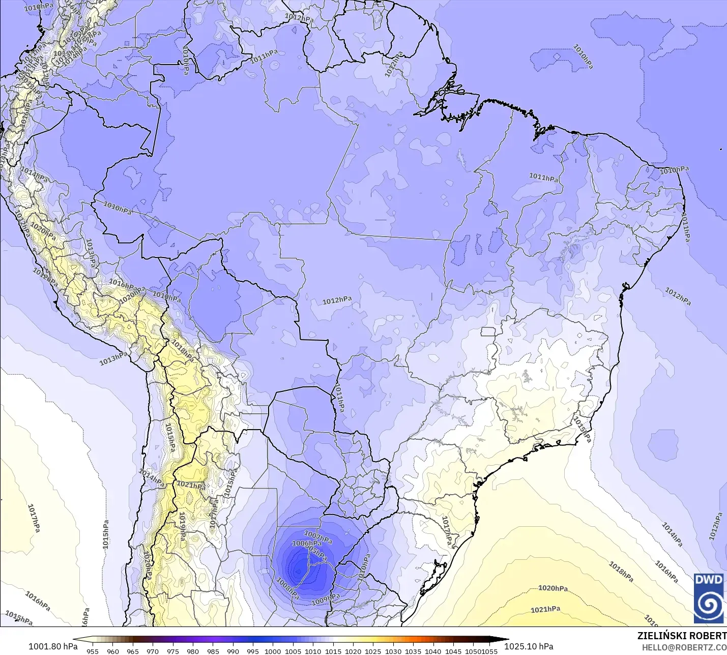 ICON نموذج - البرازيل, الضغط