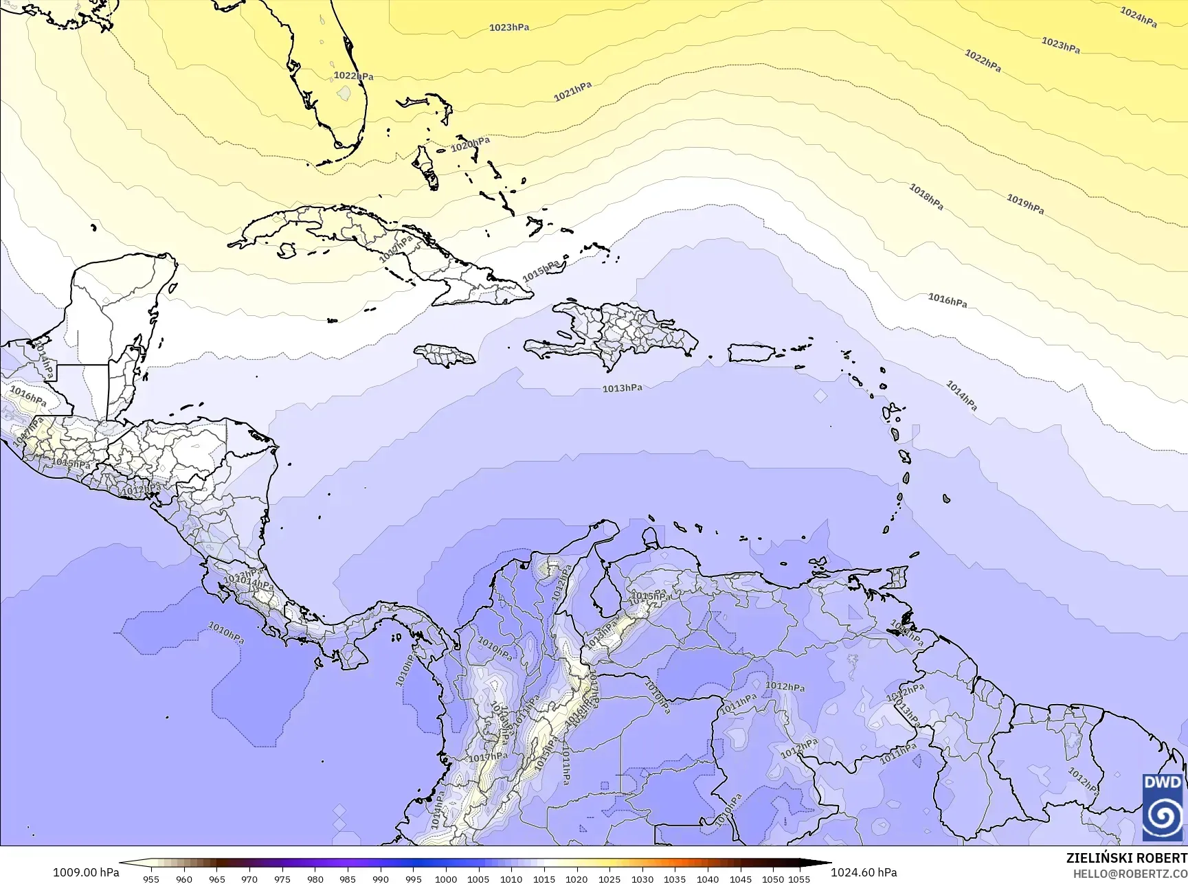 ICON نموذج - الكاريبي, الضغط